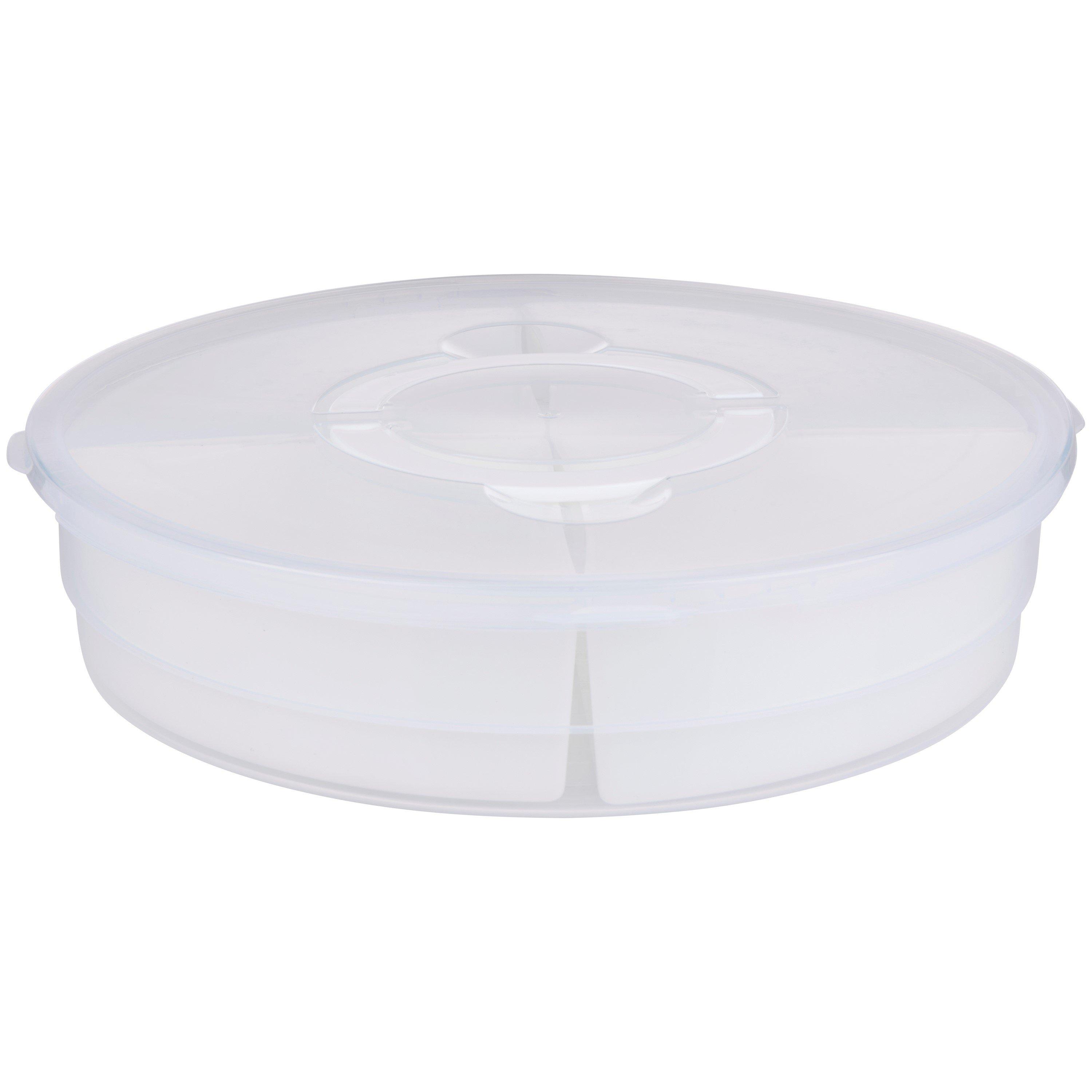Meerkleurig - Alpina - ALPINA Round Storage Box with 4 Compartments 30.5cm - 6
