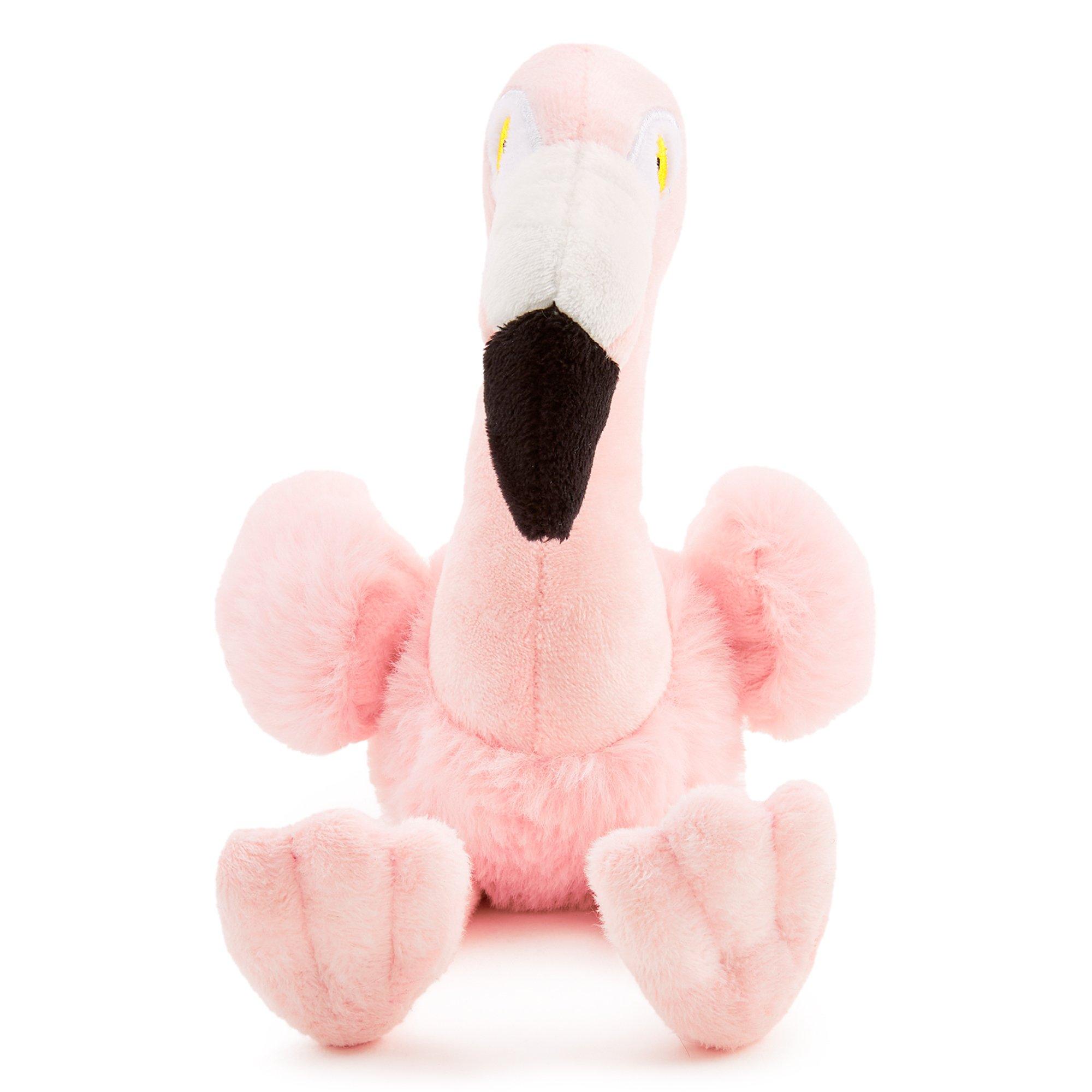 Pink - Zappi Co - Zappi Co Flamingo Soft Toy 20 cm ECO - 3