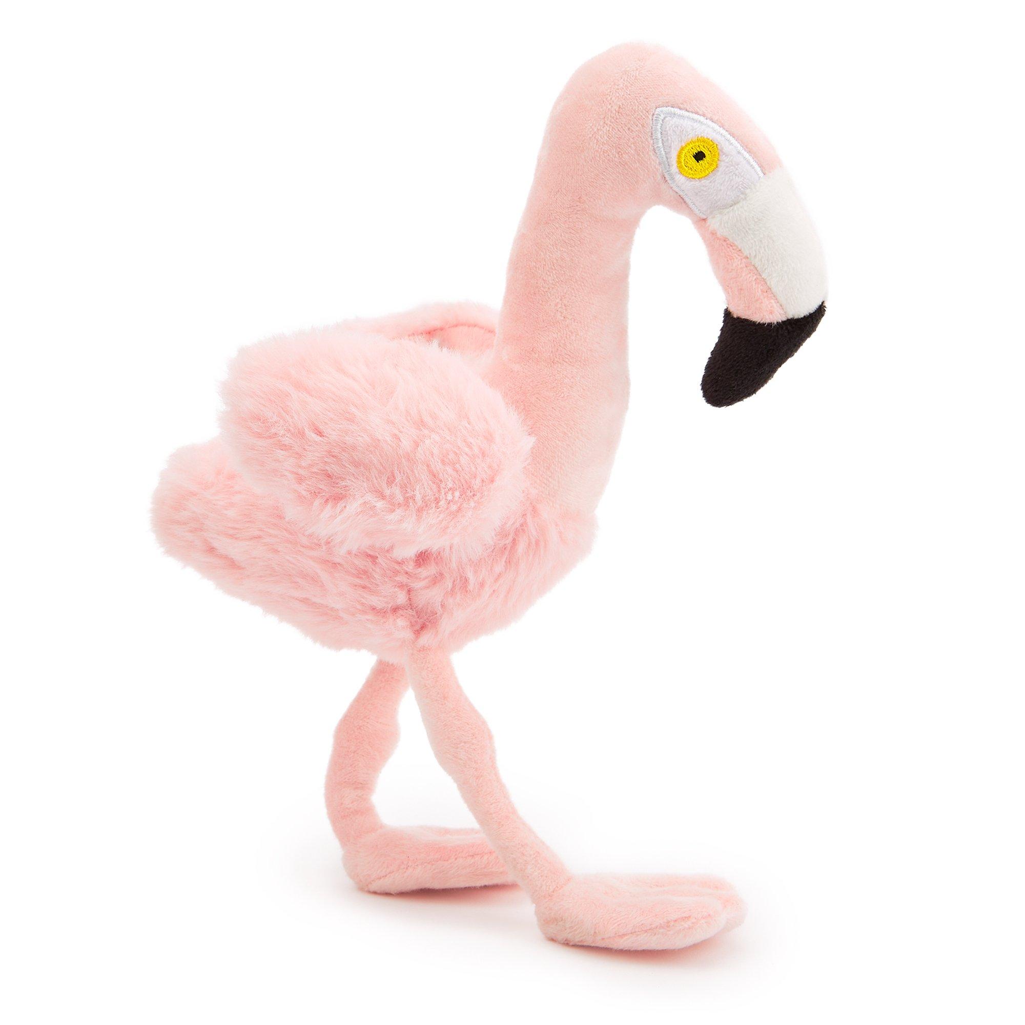 Pink - Zappi Co - Zappi Co Flamingo Soft Toy 20 cm ECO - 4