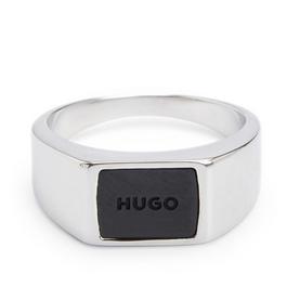 Hugo Enamel Black Ring