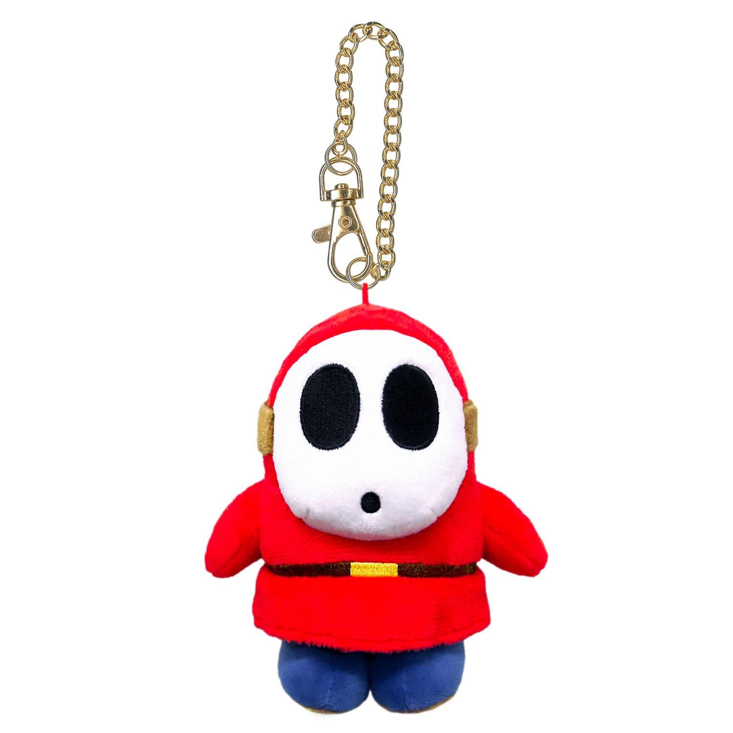 Super Mario  Kids Shy Guy Plush Keychain - San-Ei