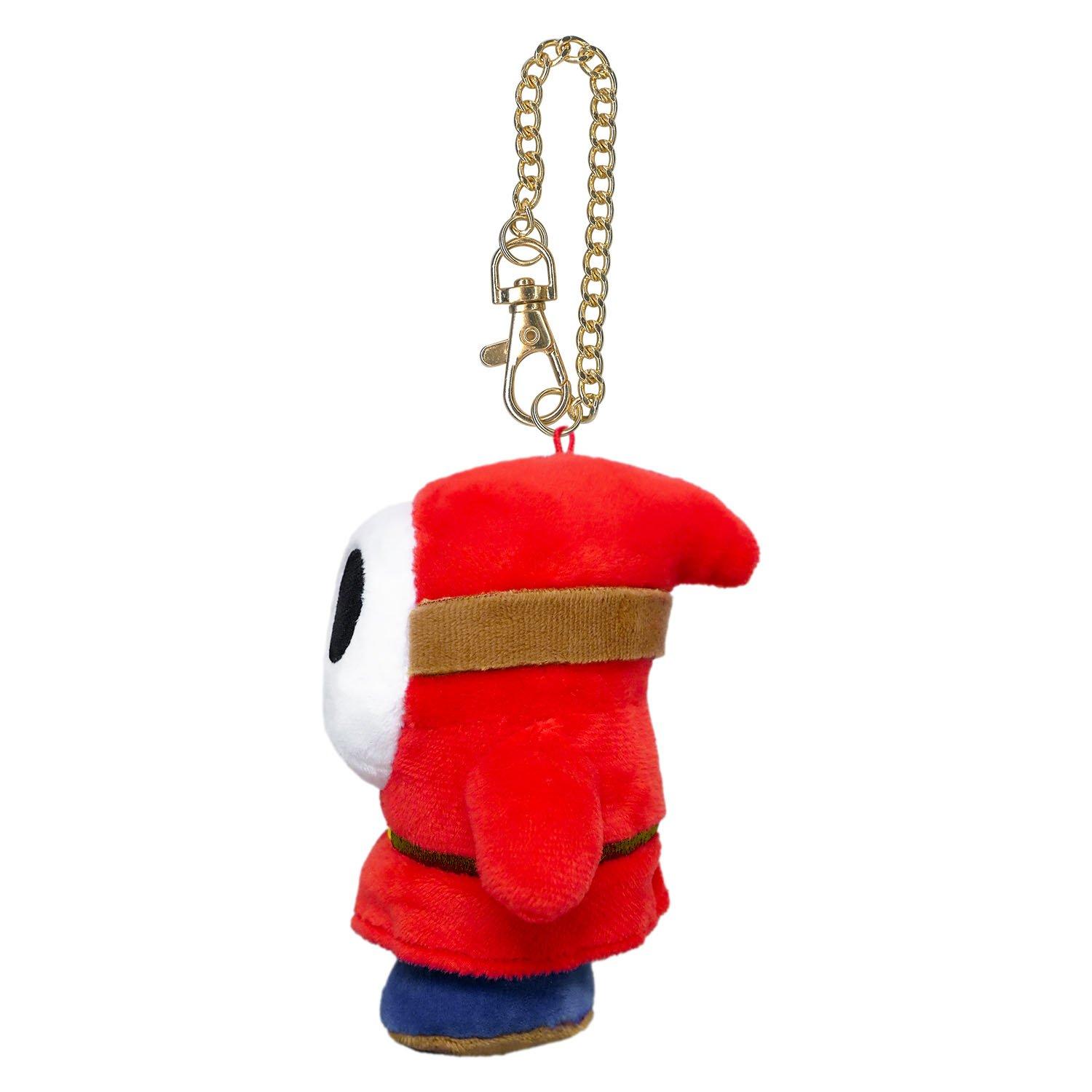 San-ei - Super Mario - Super Mario SHY GUY Plush KeyChain - 2