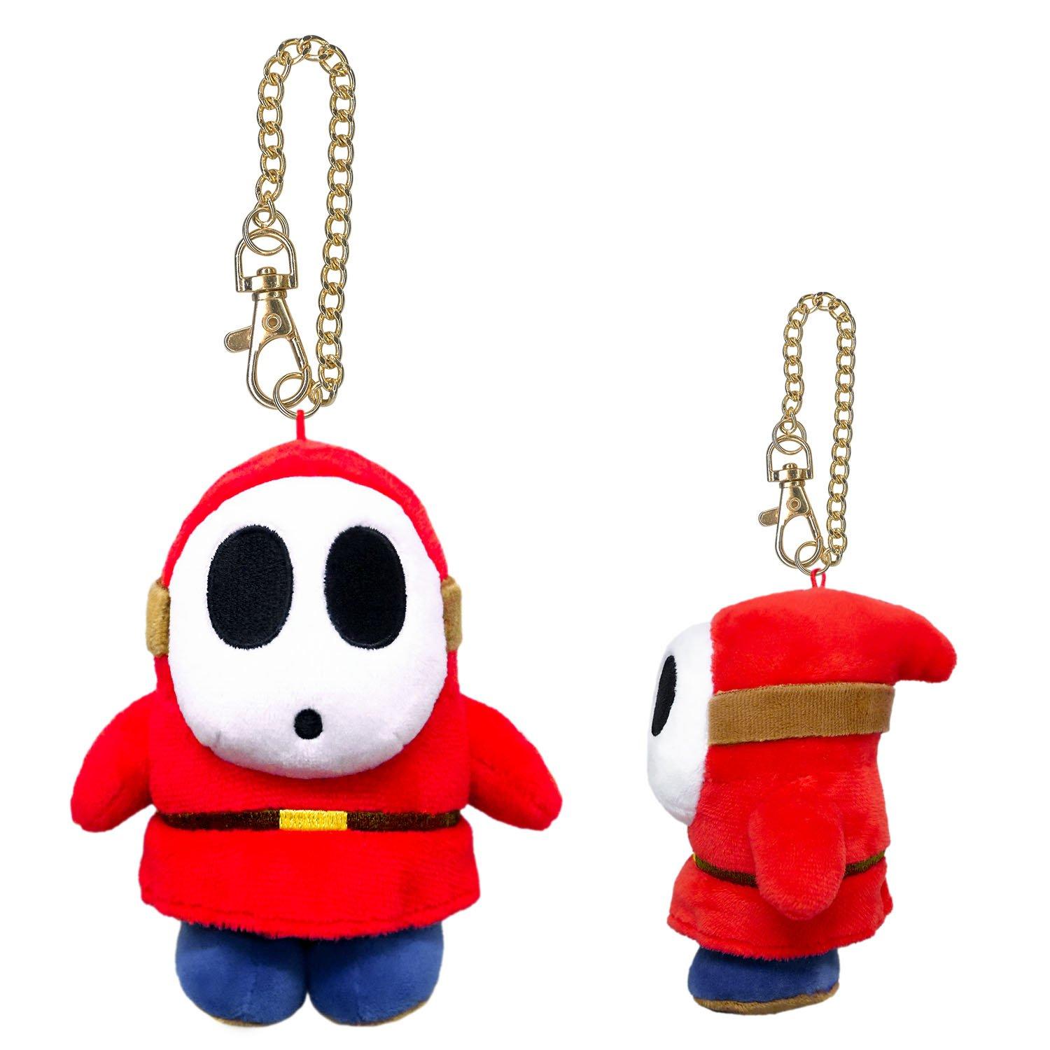 San-ei - Super Mario - Super Mario SHY GUY Plush KeyChain - 4