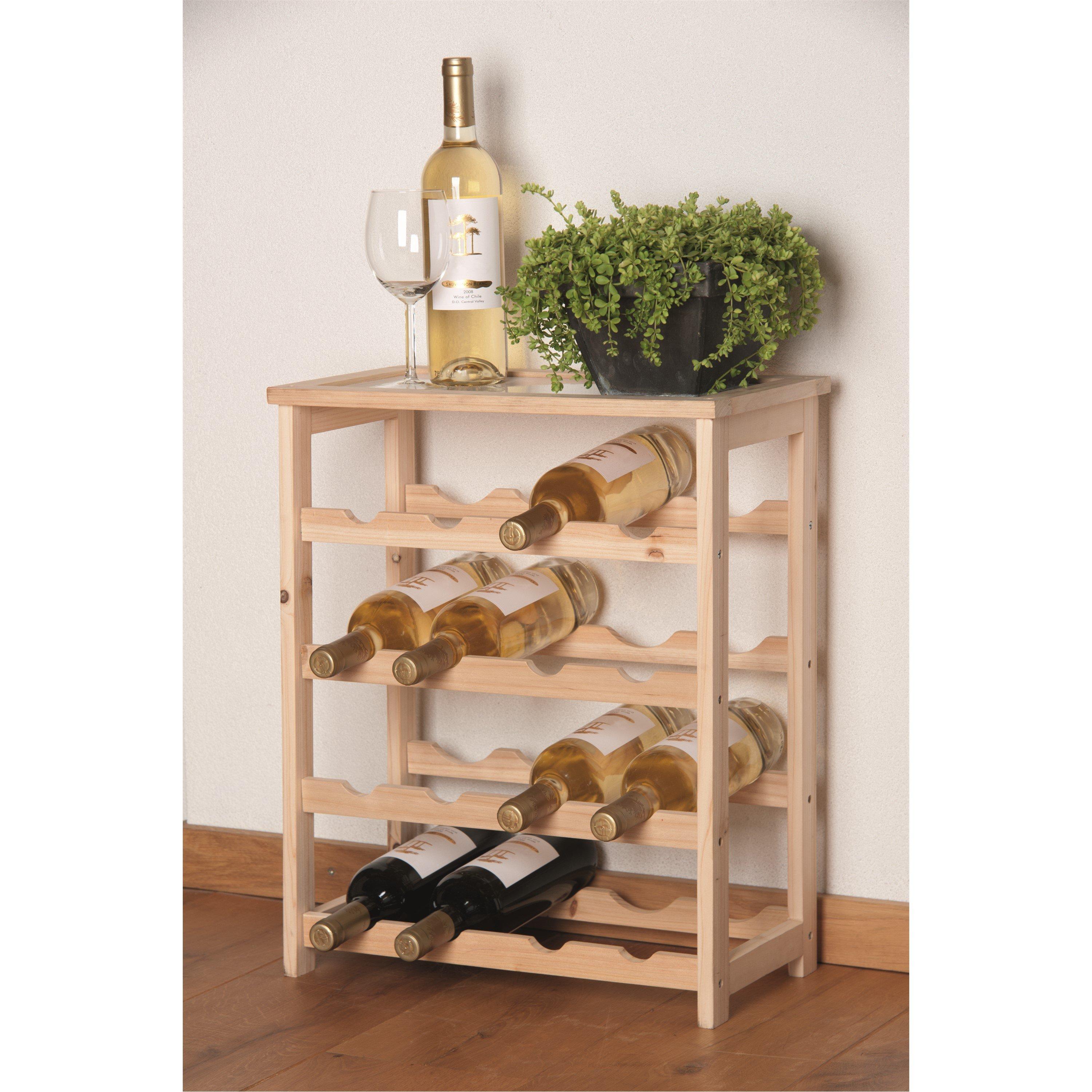 Meerkleurig - Alpina - Wine Rack for 16 Bottles 46x23x55cm - 1