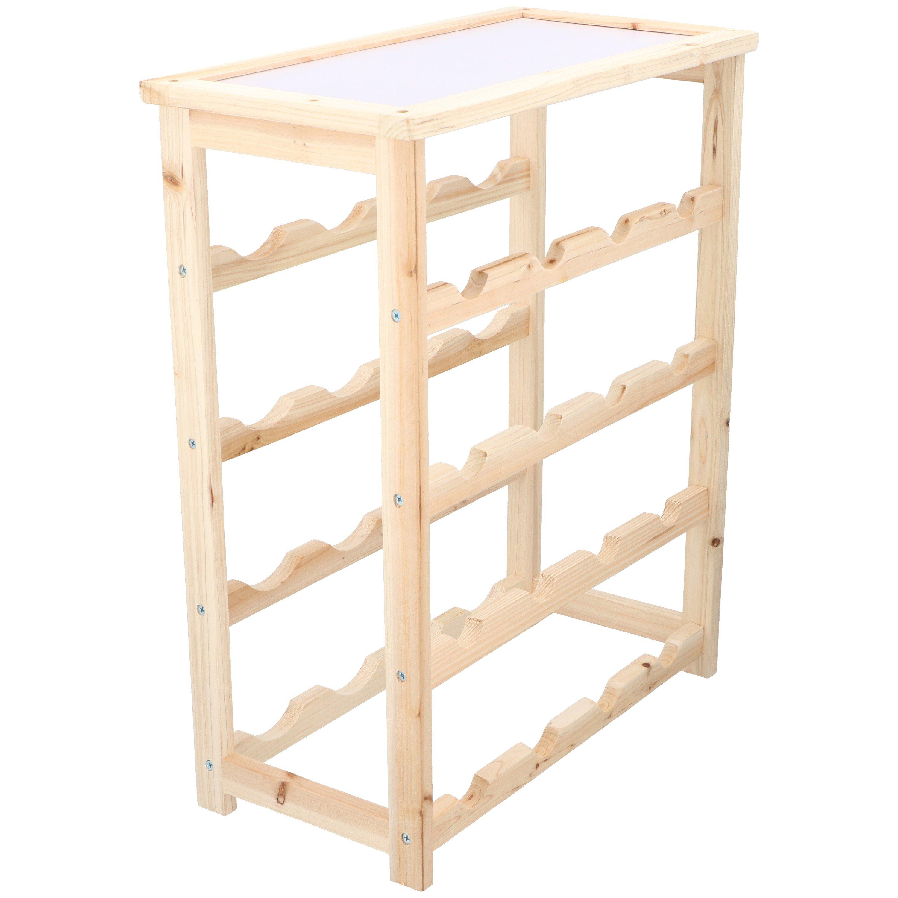 Meerkleurig - Alpina - Wine Rack for 16 Bottles 46x23x55cm - 3