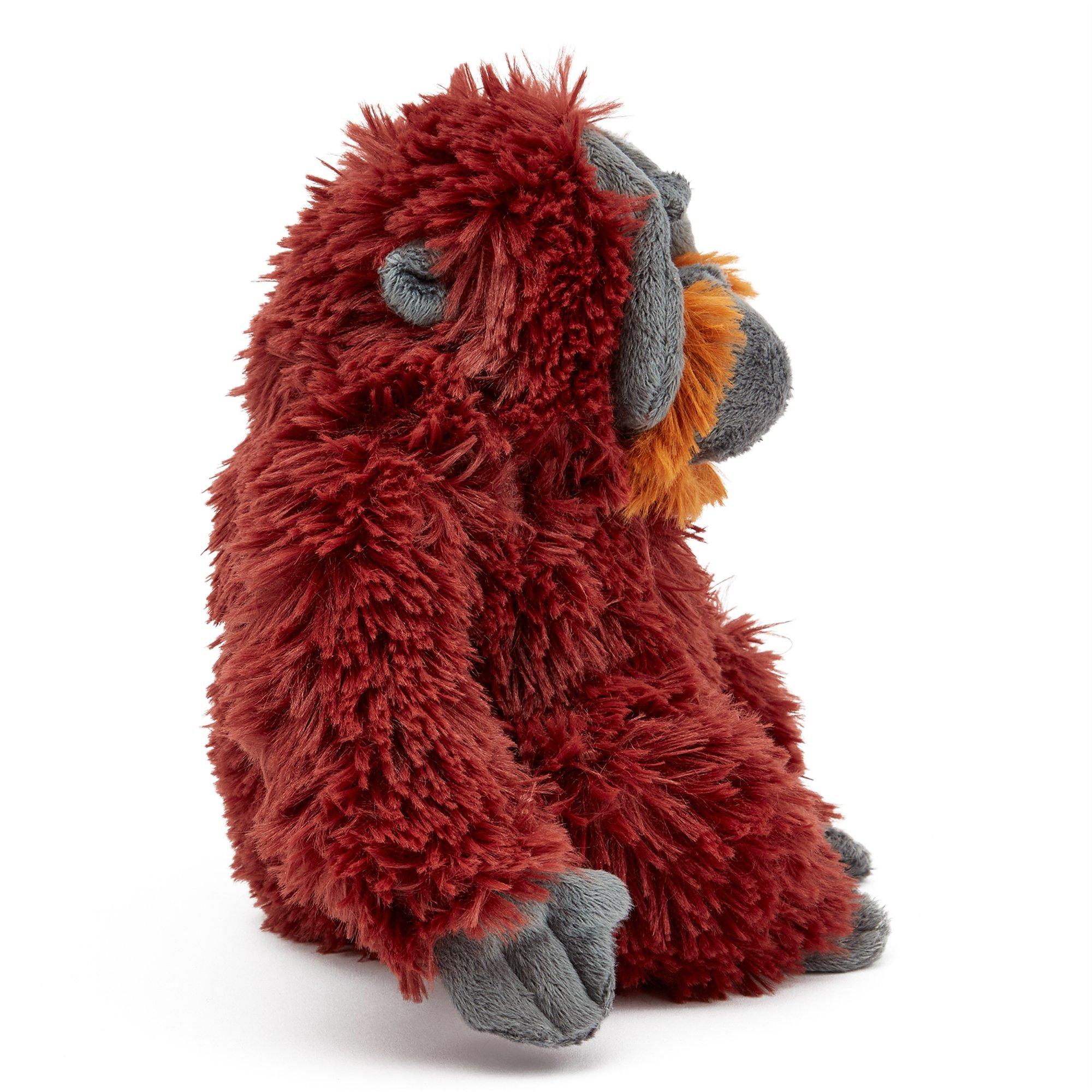 Orange - Zappi Co - Zappi Co Orangutan Soft Toy 23 cm ECO - 3