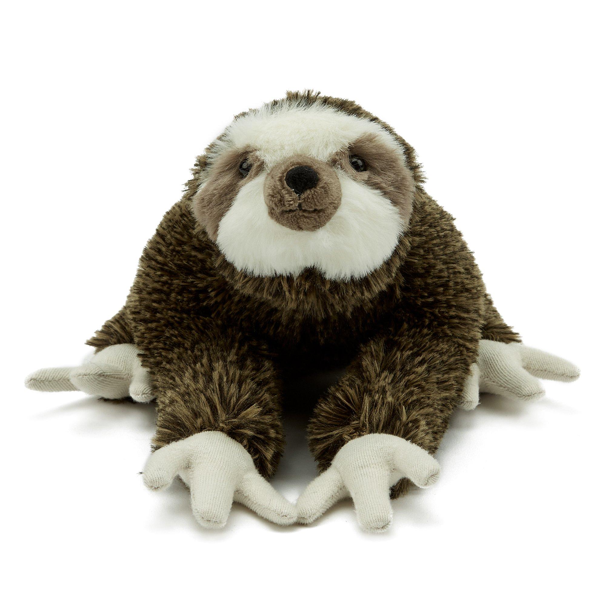 Brown - Zappi Co - Zappi Co Sloth Soft Toy 24 cm ECO - 2