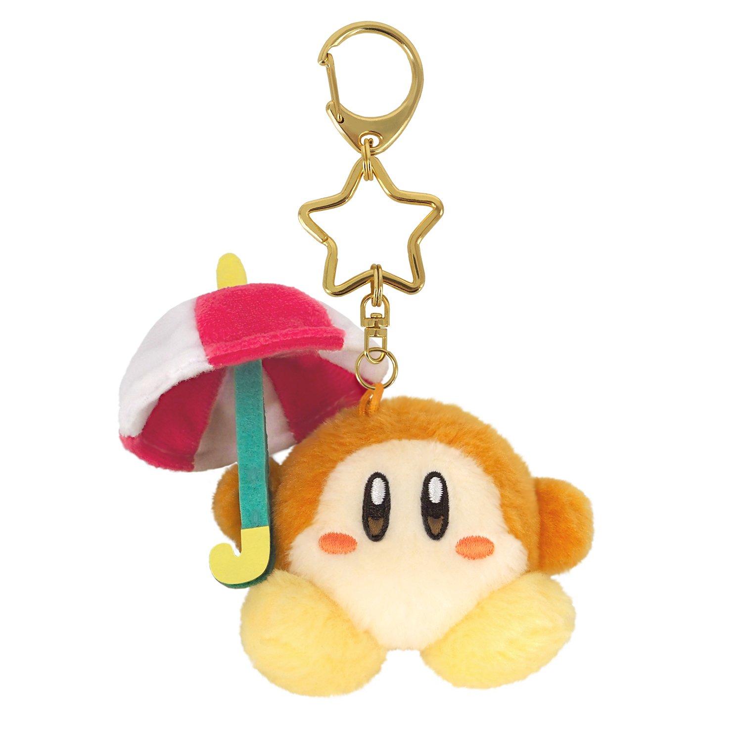 Super Mario  Kids Kirby Parasol Waddle Dee Key Chain - San-Ei
