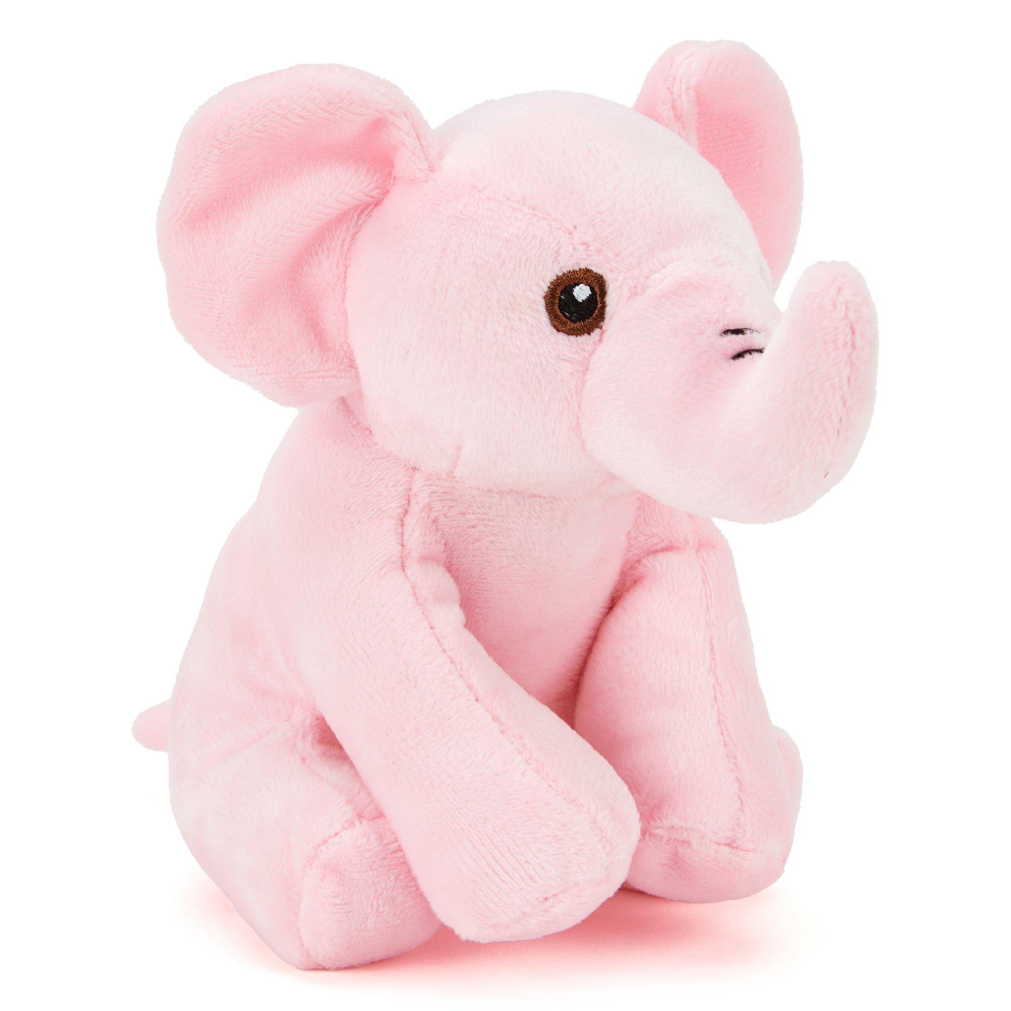 Pink - Zappi Co - Team Zappi Co Elephant Pink Soft Toy 15 cm ECO - 1