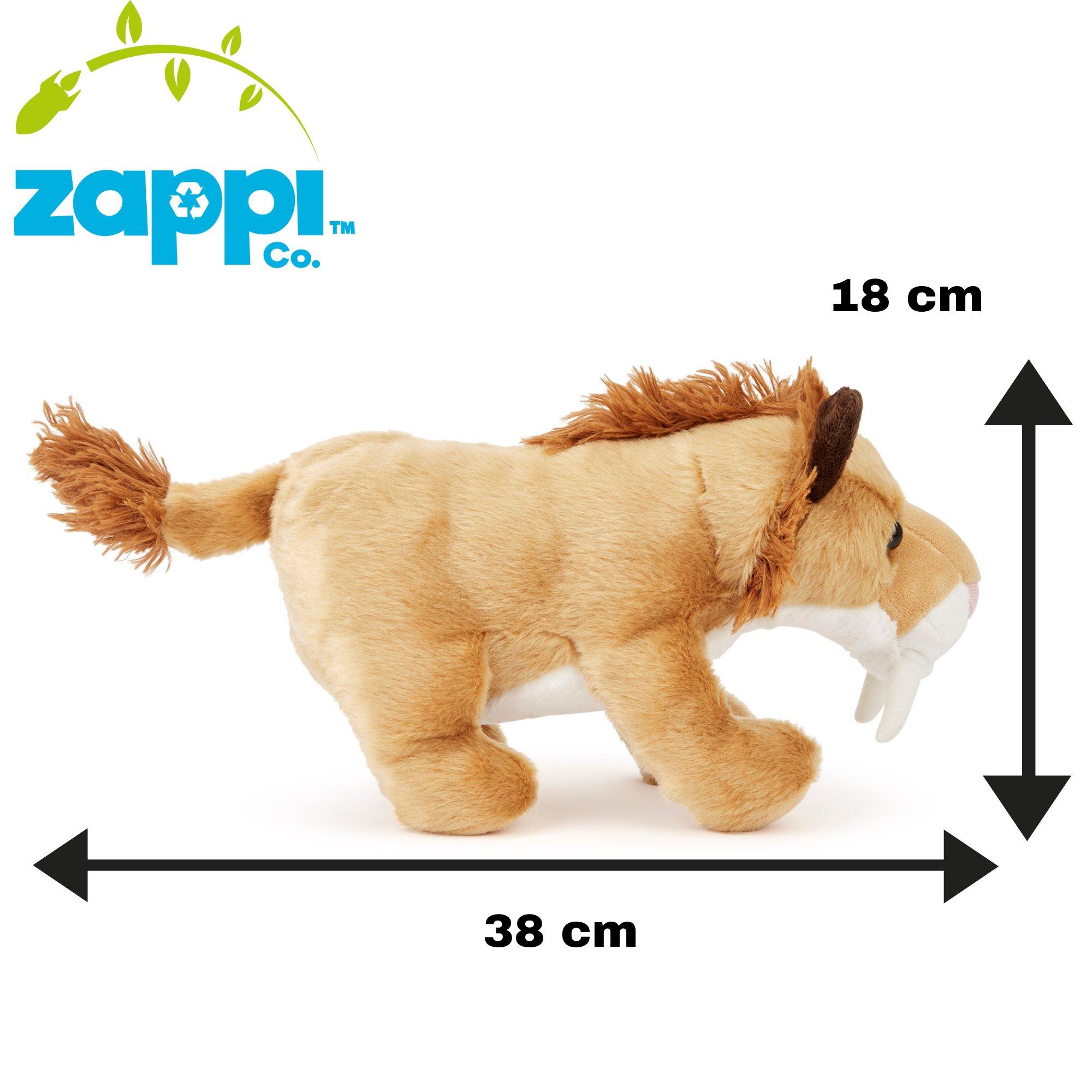 Bruin - Zappi Co - Zappi Co Smilodon Soft Toy 30 cm - 5