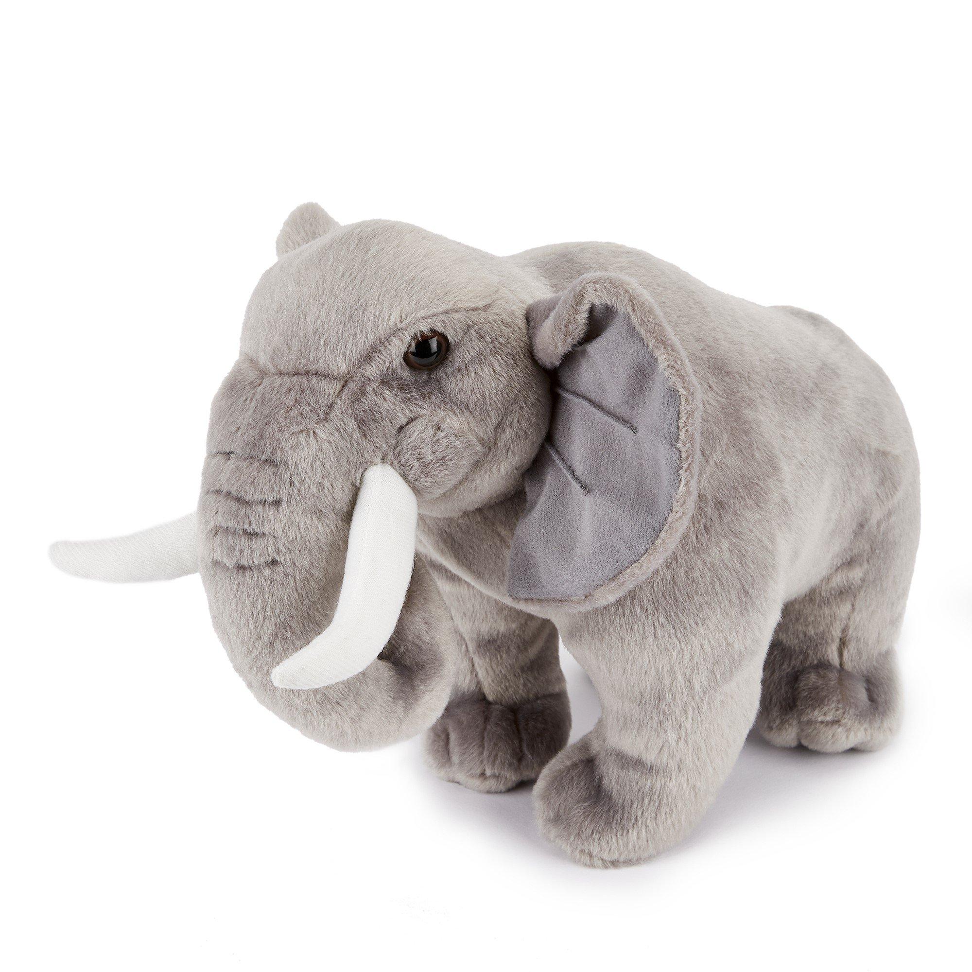 Grey - Zappi Co - Zappi Co Elephant Sof Toy 36 cm - 4