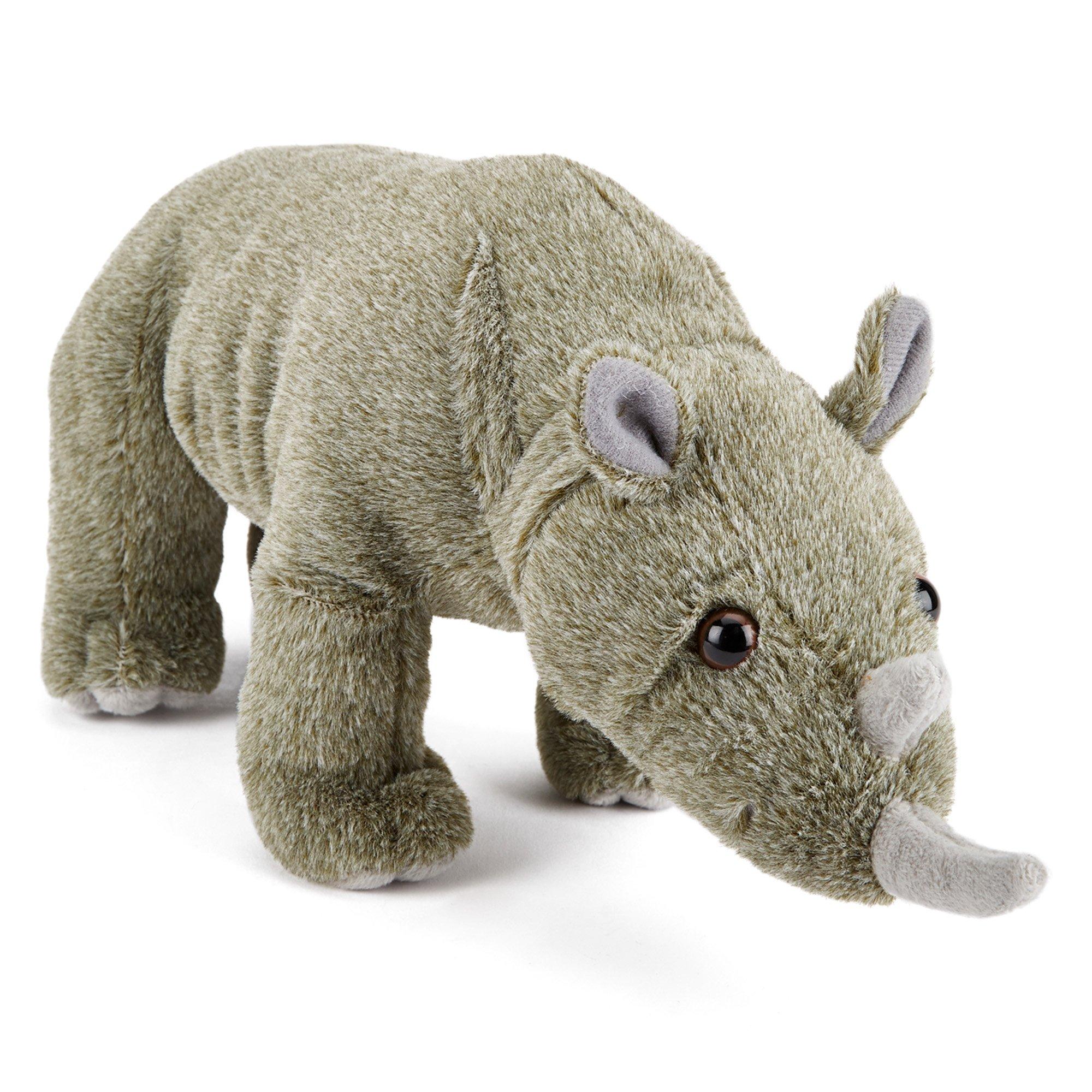 Zappi Co  Infant Team Rhino Soft Toy 33 Cm - Grey
