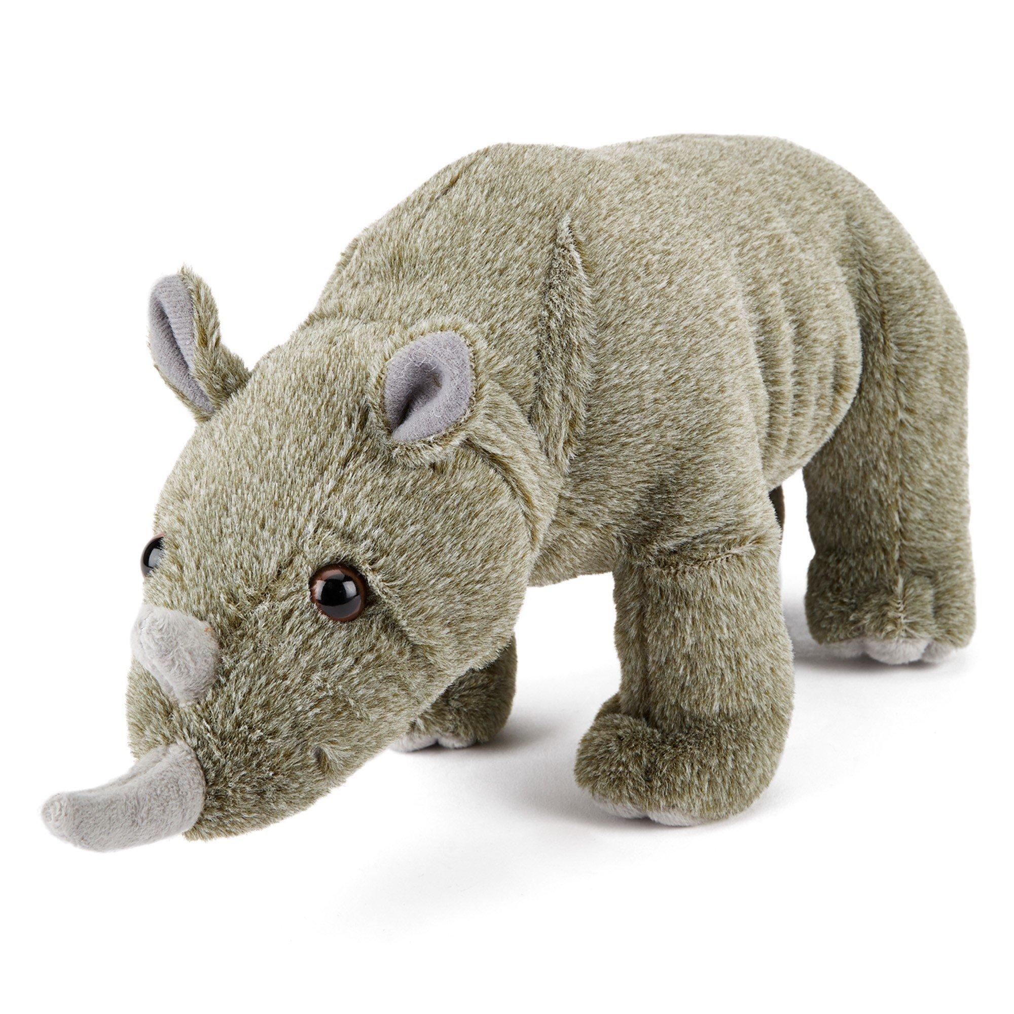 Grey - Zappi Co - Zappi Co Rhino Soft Toy 33 cm - 3