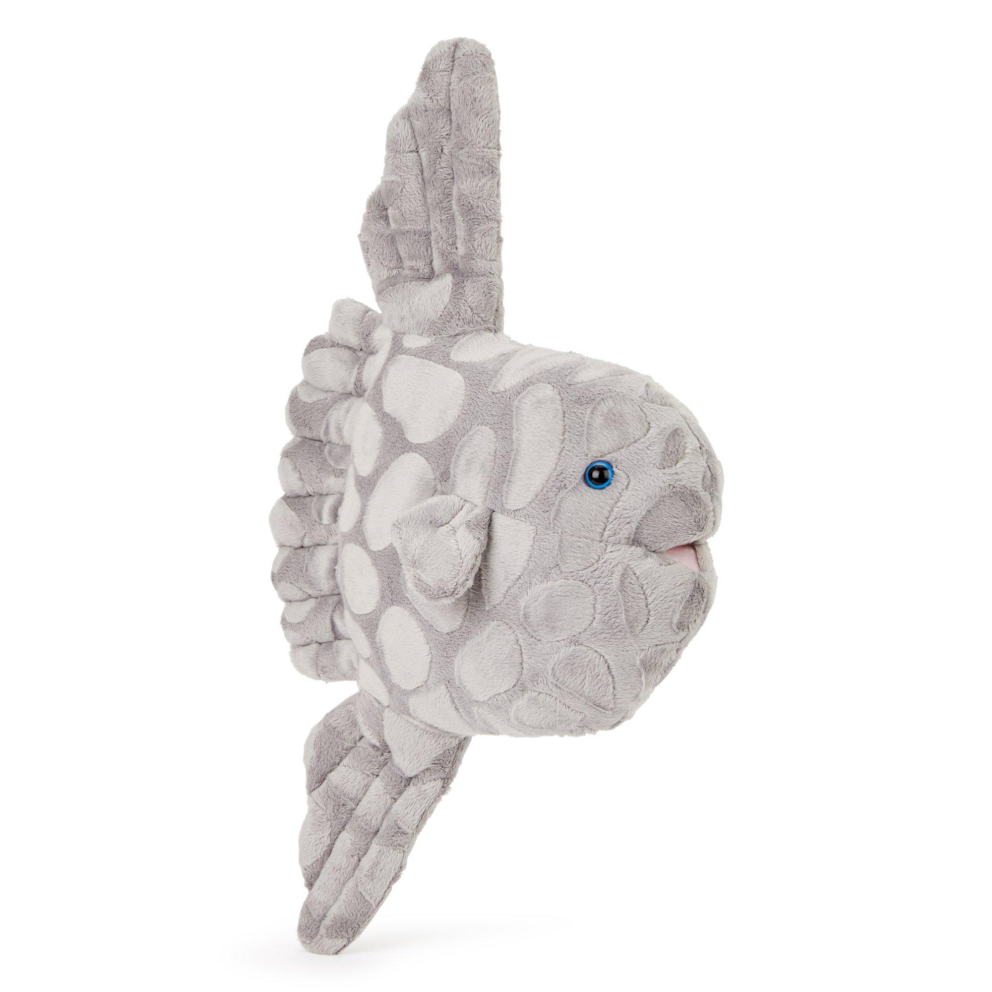 Grey - Zappi Co - Zappi Co Ocean Sunfish Soft Toy 23 cm - 2