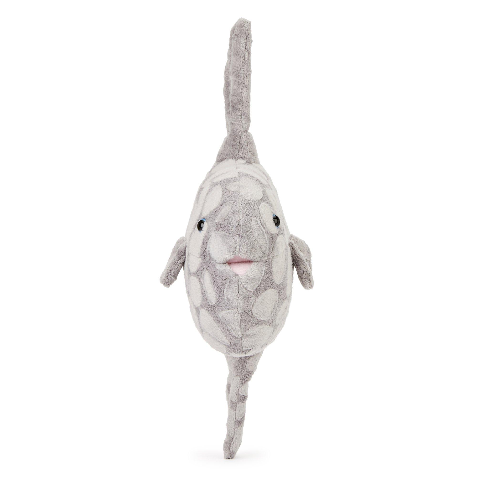 Grey - Zappi Co - Zappi Co Ocean Sunfish Soft Toy 23 cm - 3