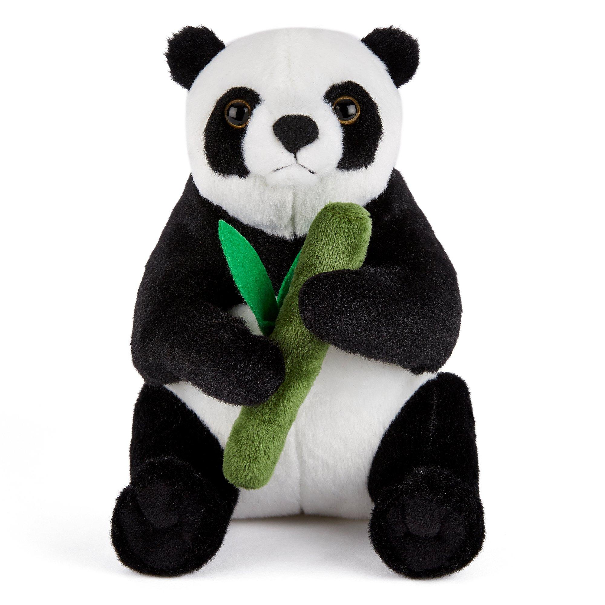 Black - Zappi Co - Zappi Co Panda Soft Toy 20 cm - 1