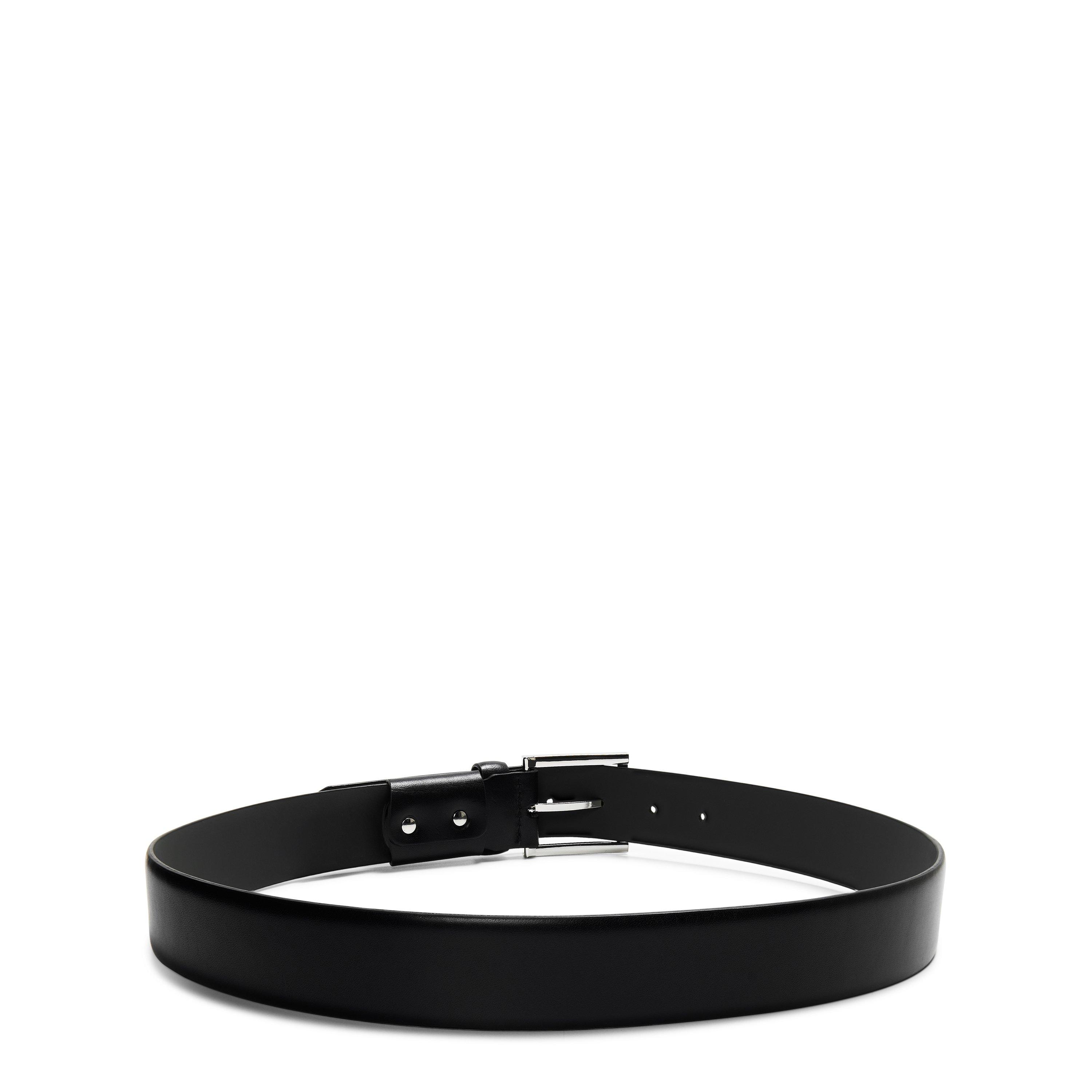 Black - Boss - Dressletic Sz35 10212707 01 Leather Belt Mens - 2