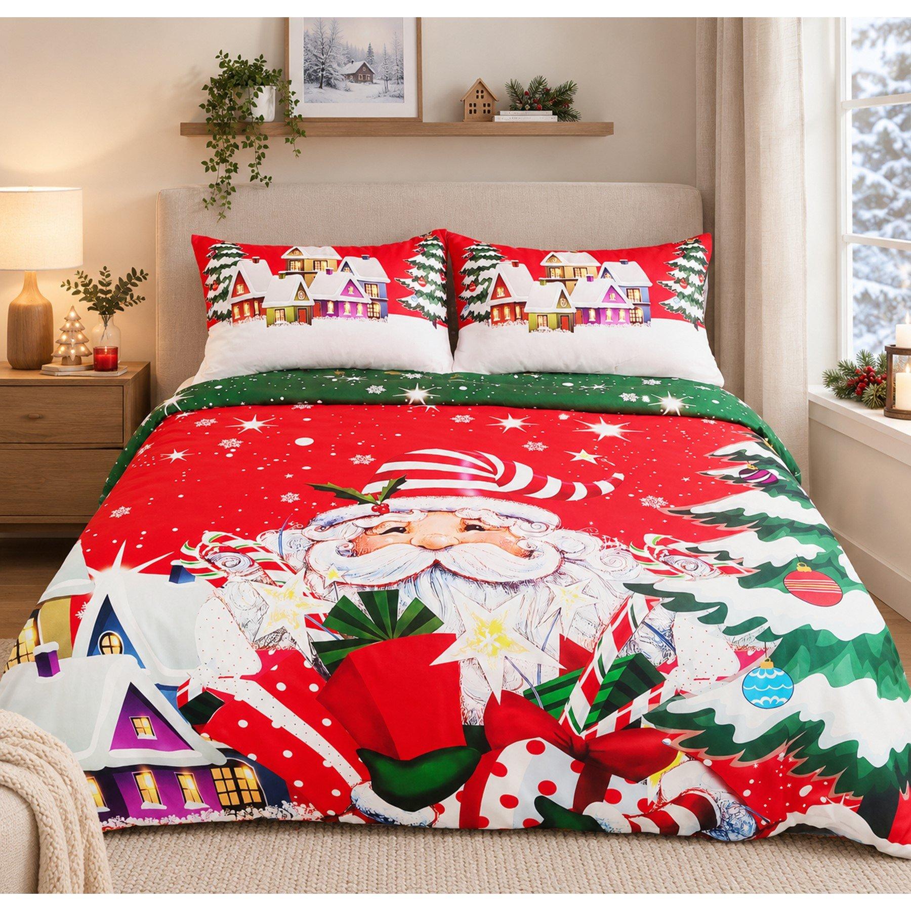 Santa Fun - The Spirit Of Christmas - Christmas Duvet Cover Set - 6