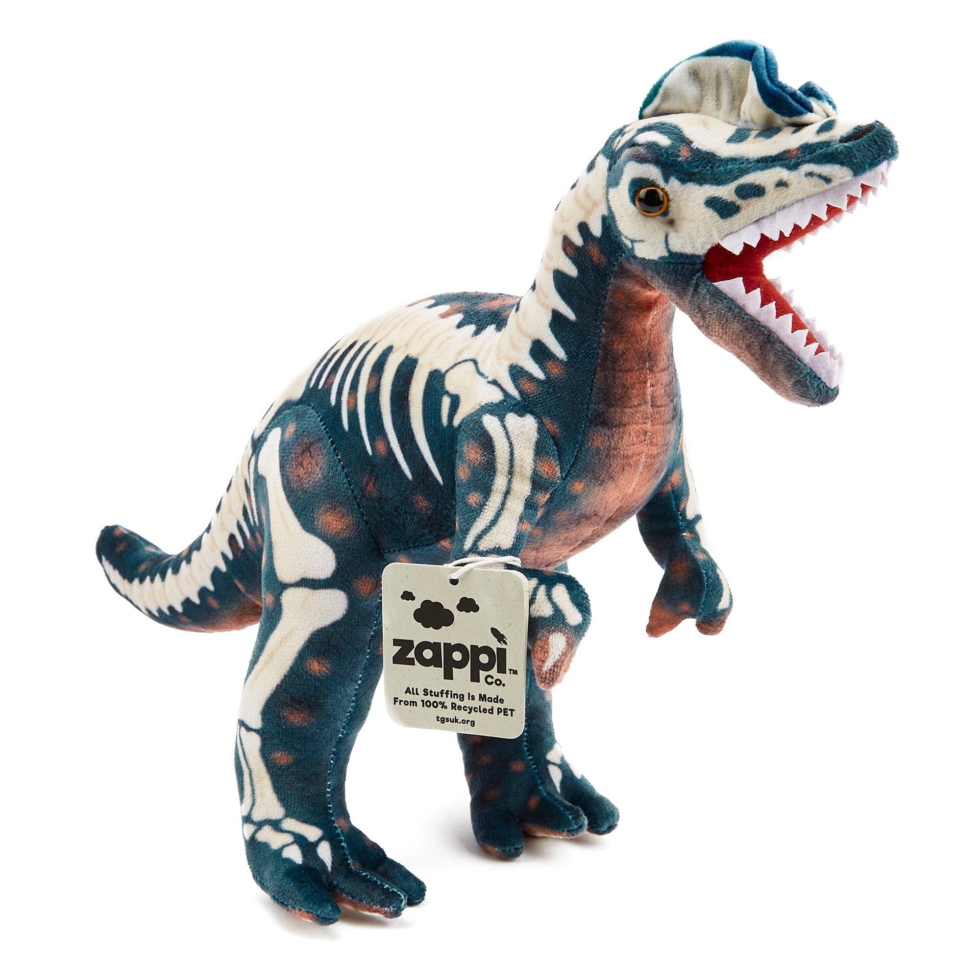 Multi - Zappi Co - Zappi Co Diloposaurus Skeleton Soft Toy 30 cm - 5