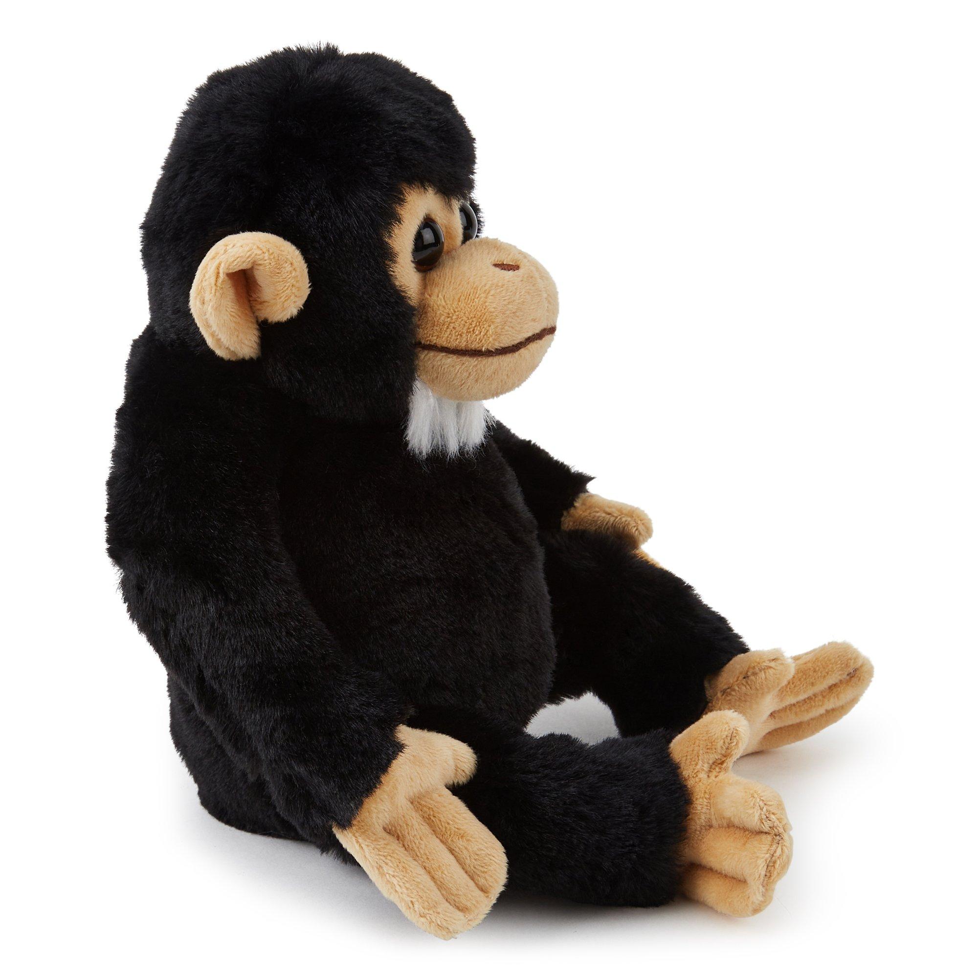 Black - Zappi Co - Zappi Co Chimpanzee Soft Toy 20 cm ECO - 3