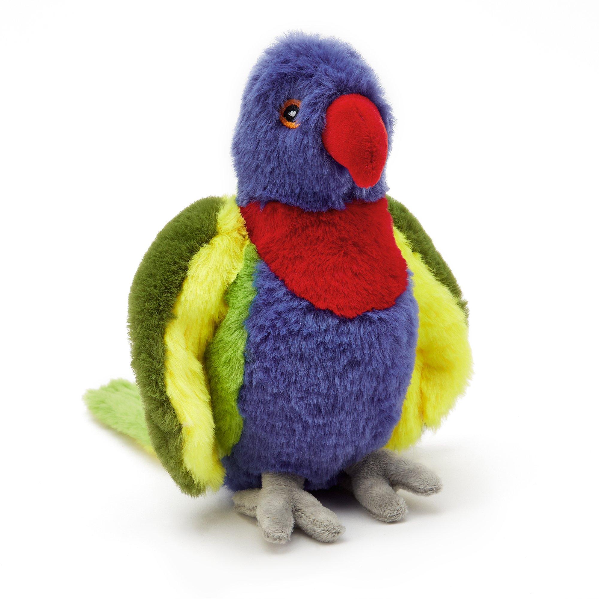 Zappi Co  Infant Team Rainbow Lorikeet Soft Toy 21 Cm Eco - 