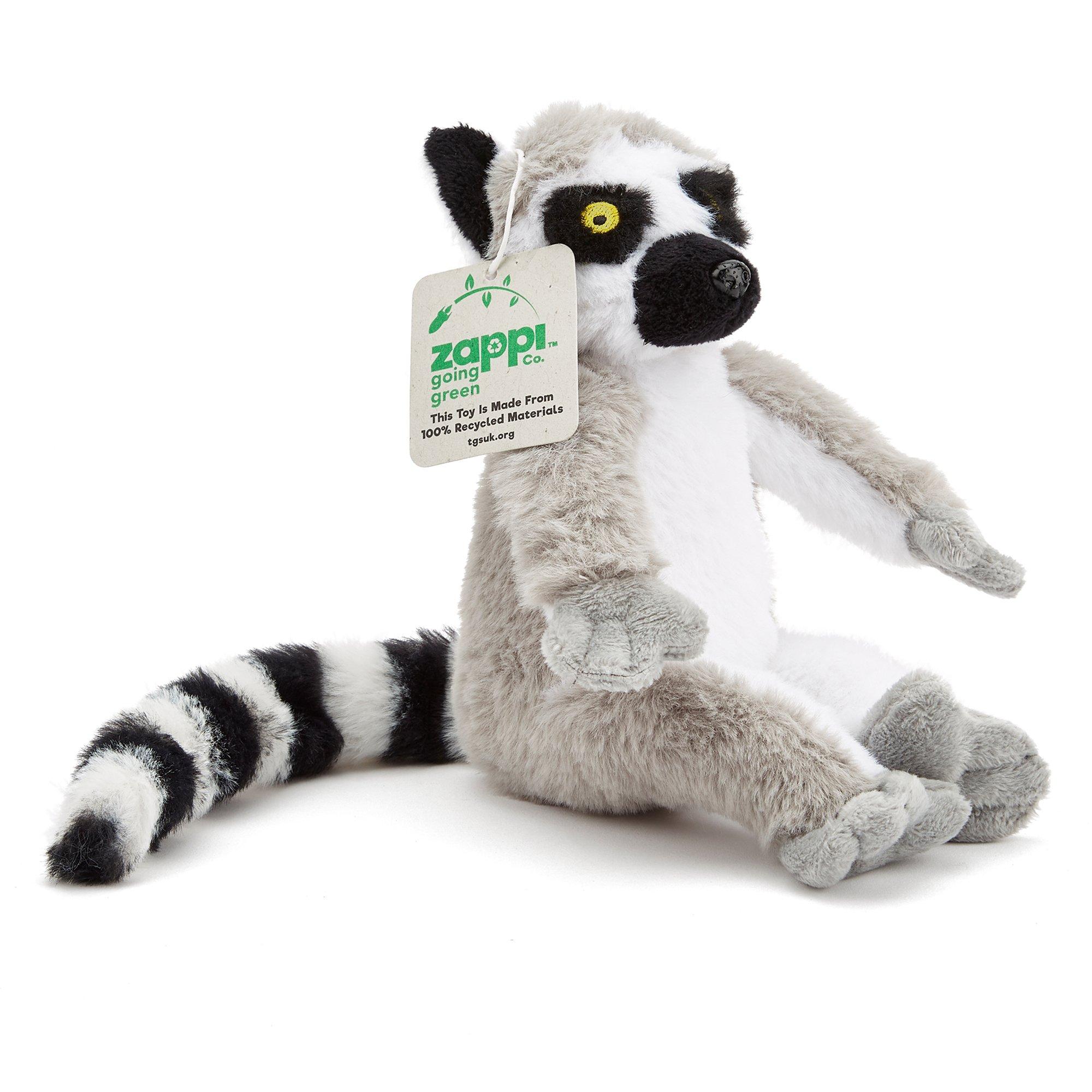 Multi - Zappi Co - Zappi Co Ring Tailed Lemur Soft Toy 28 cm ECO - 6
