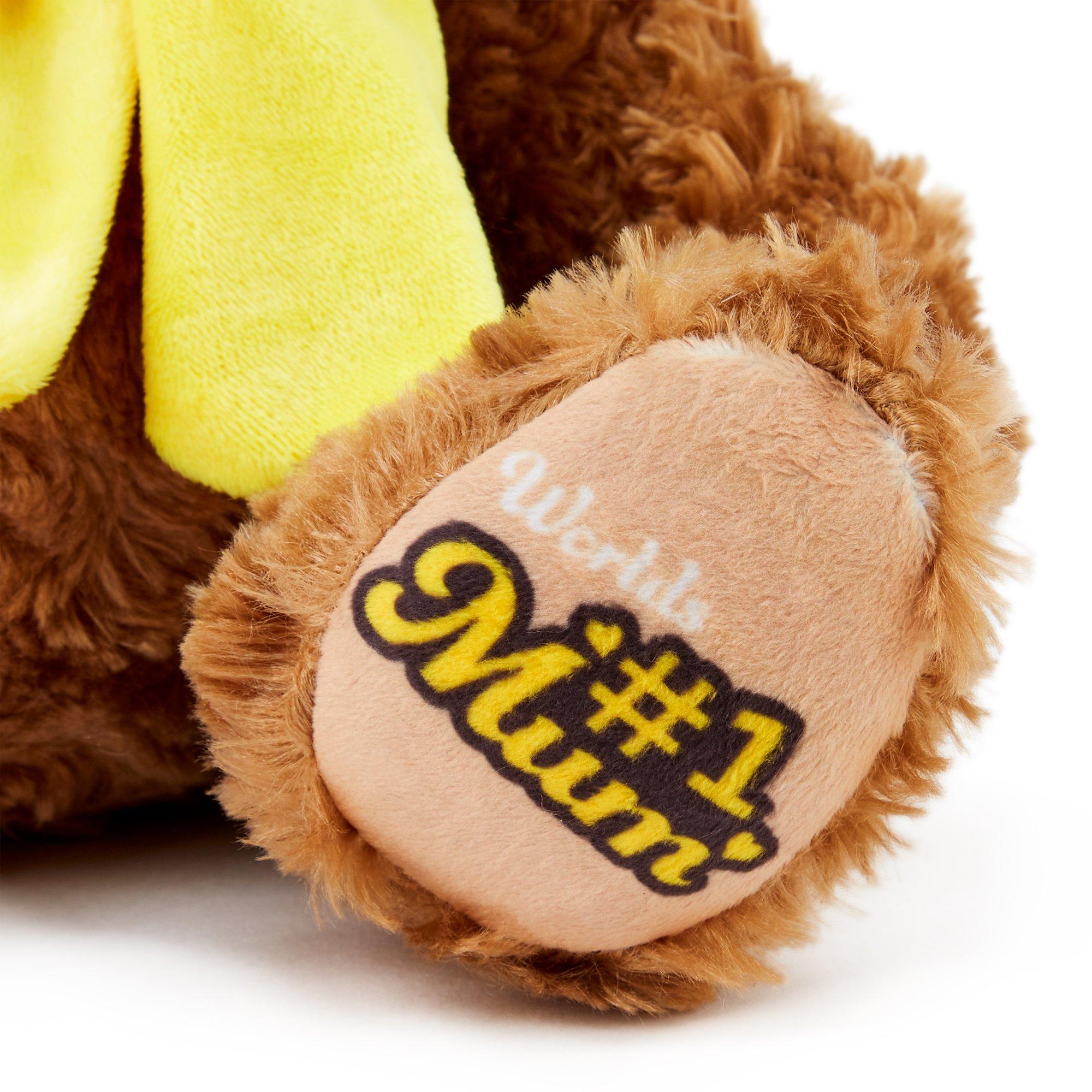 Marron - Zappi Co - Zappi Co Mothers Classic Bear Soft Toy 25 cm - 5