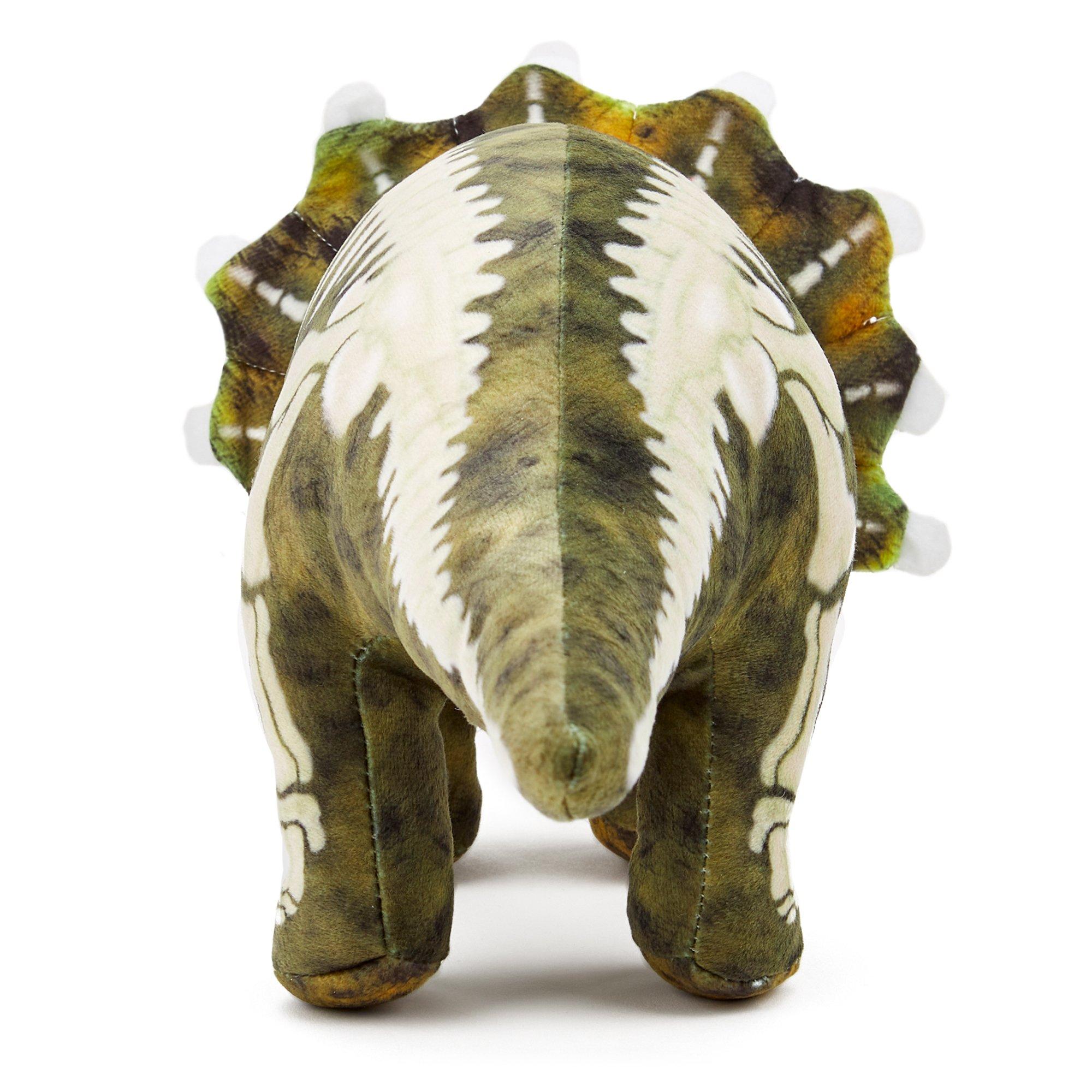 Multi - Zappi Co - Zappi Co Triceratops Skeleton Soft Toy 38 cm - 4