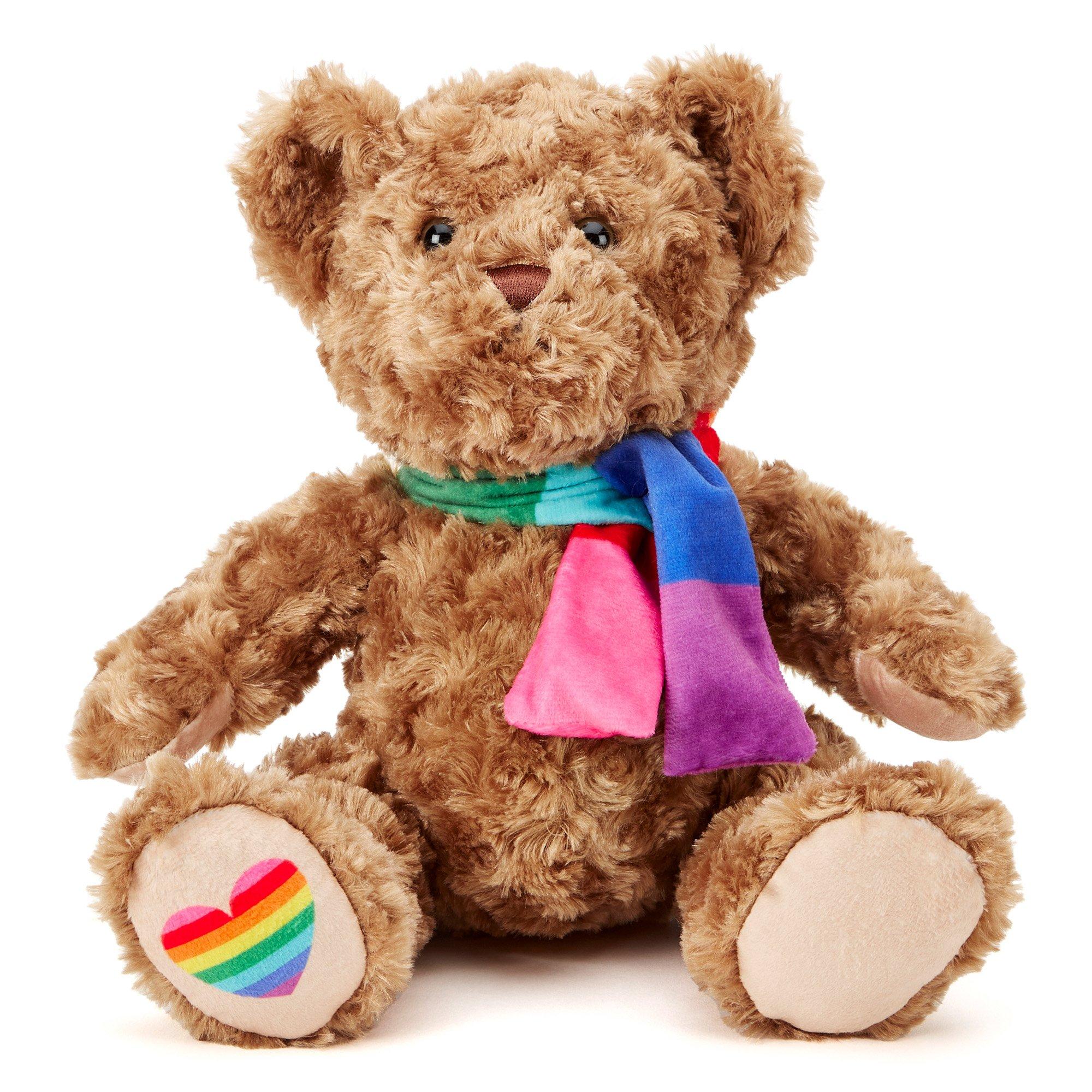 Brown - Zappi Co - Team Zappi Co Pride Classic Bear Soft Toy 25 cm - 1