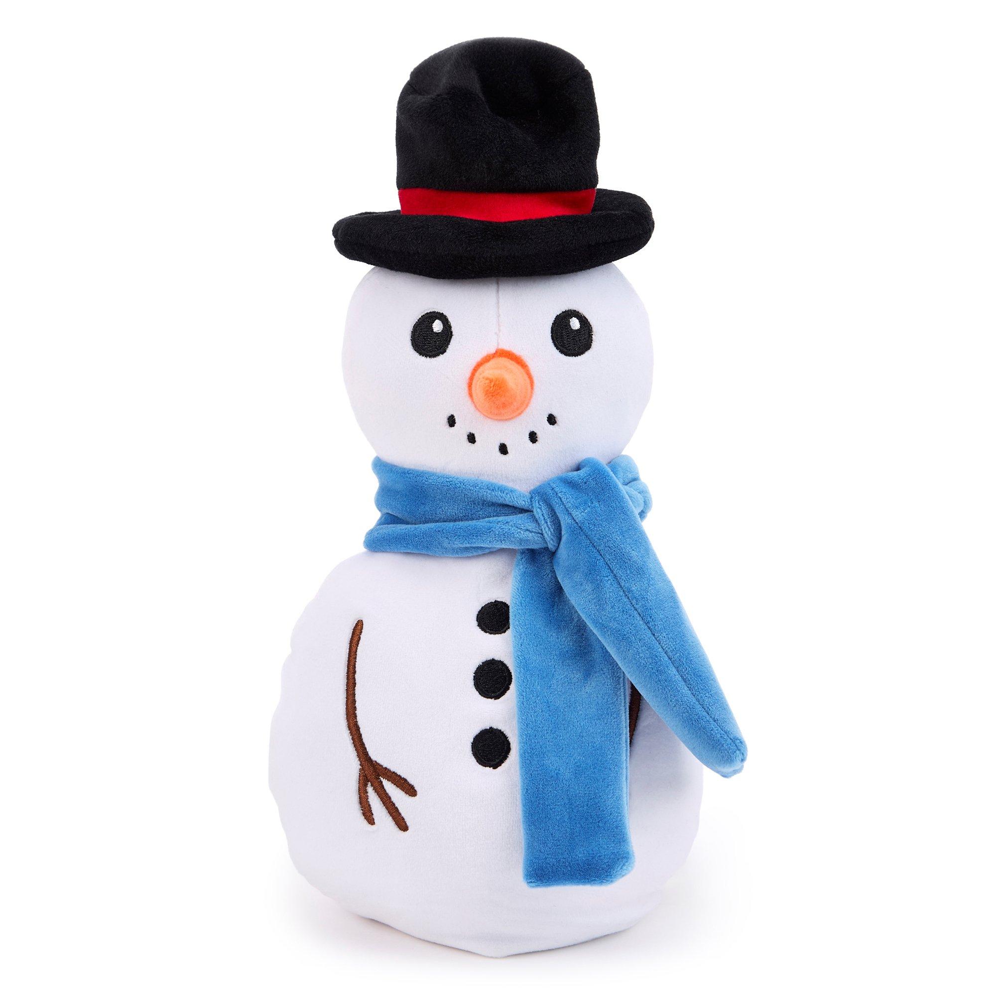 Zappi Co  Infant Team Snowman Soft Toy 25Cm - White