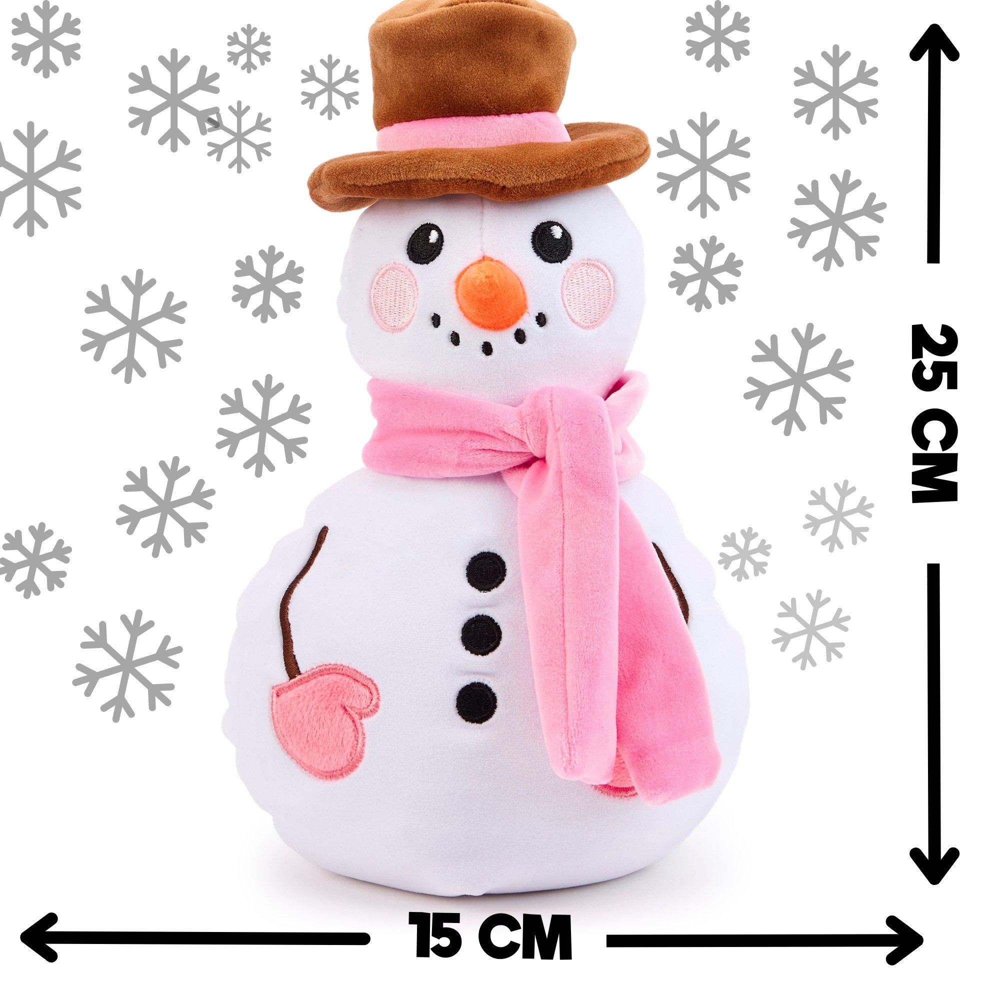 White - Zappi Co - Zappi Co Snow Woman Soft Toy 25cm - 5