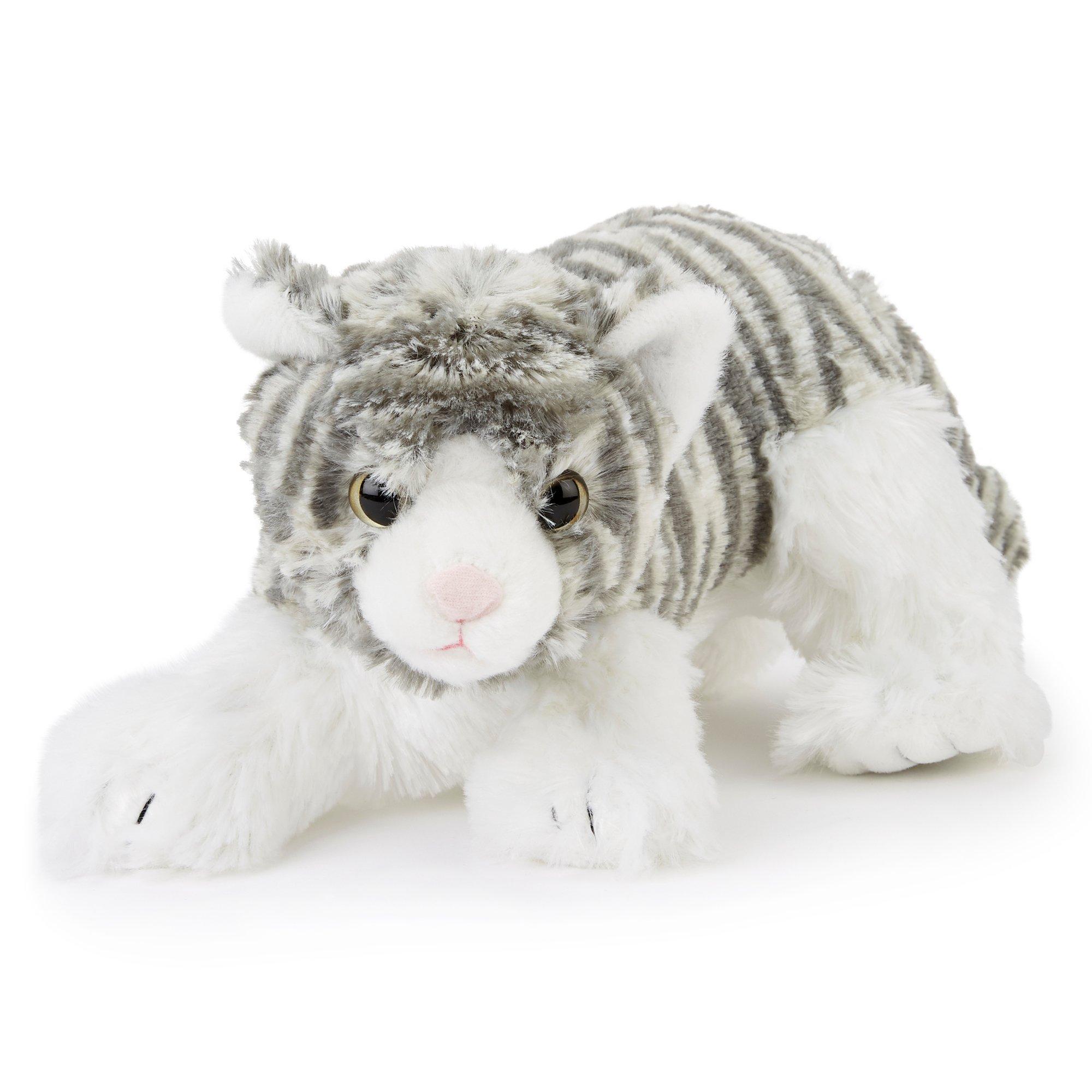 Zappi Co Zappi Co Kitten Grey Soft Toy 25 cm
