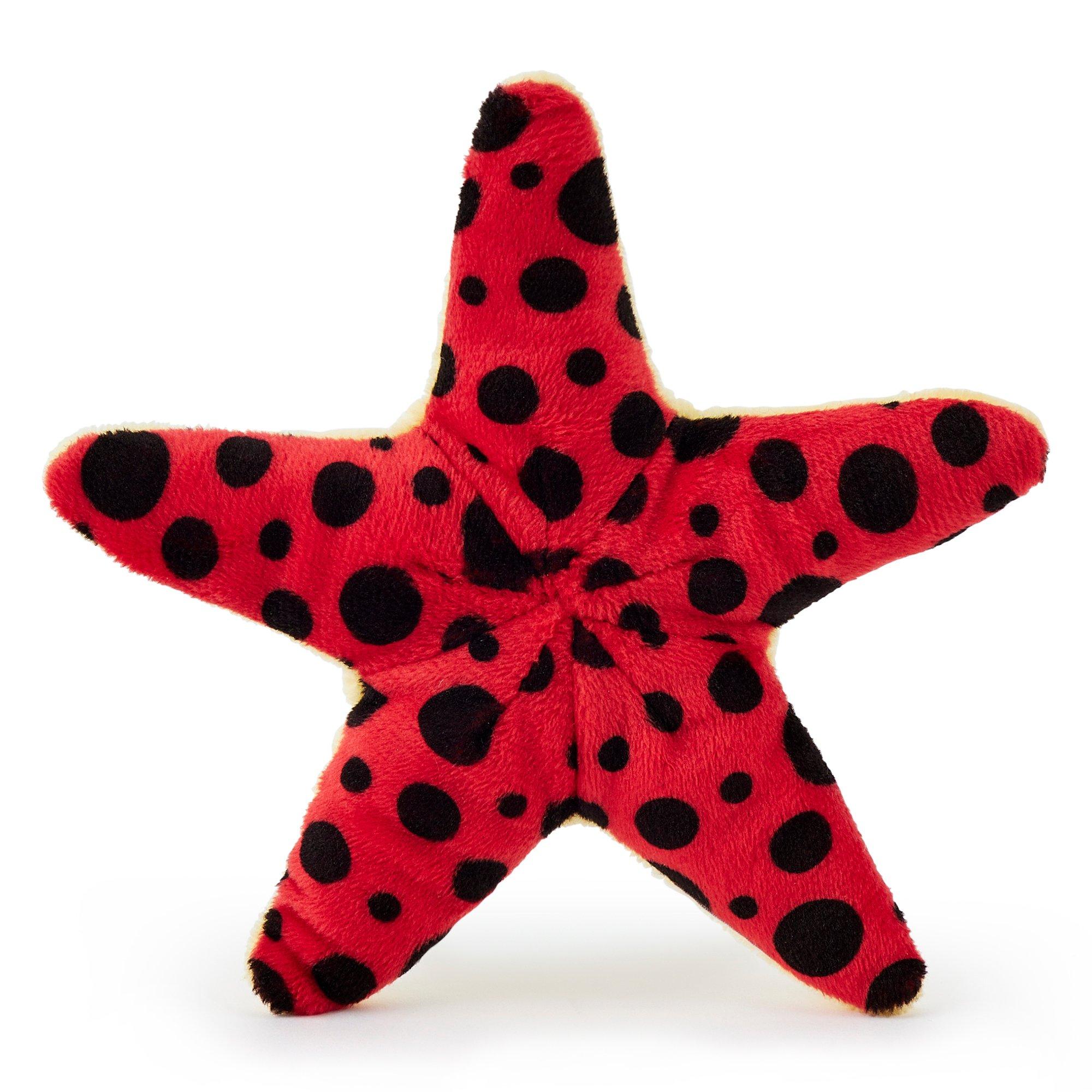 Multi - Zappi Co - Team Zappi Co Starfish Red & Black Soft Toy 9 cm - 1