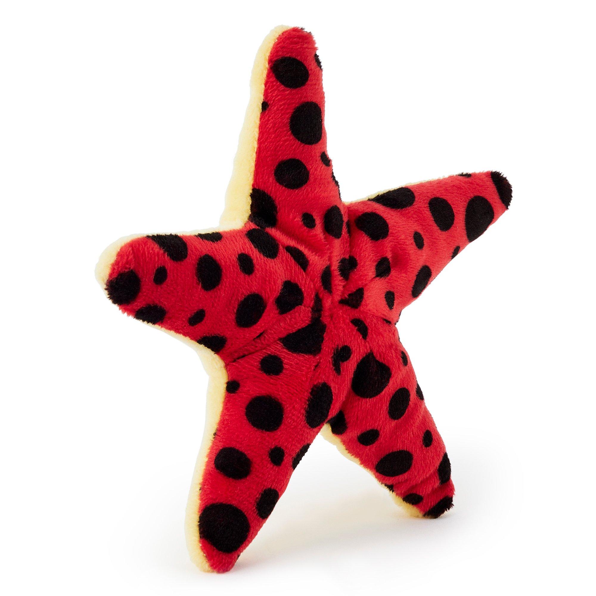 Multi - Zappi Co - Zappi Co Starfish Red & Black Soft Toy 9 cm - 2