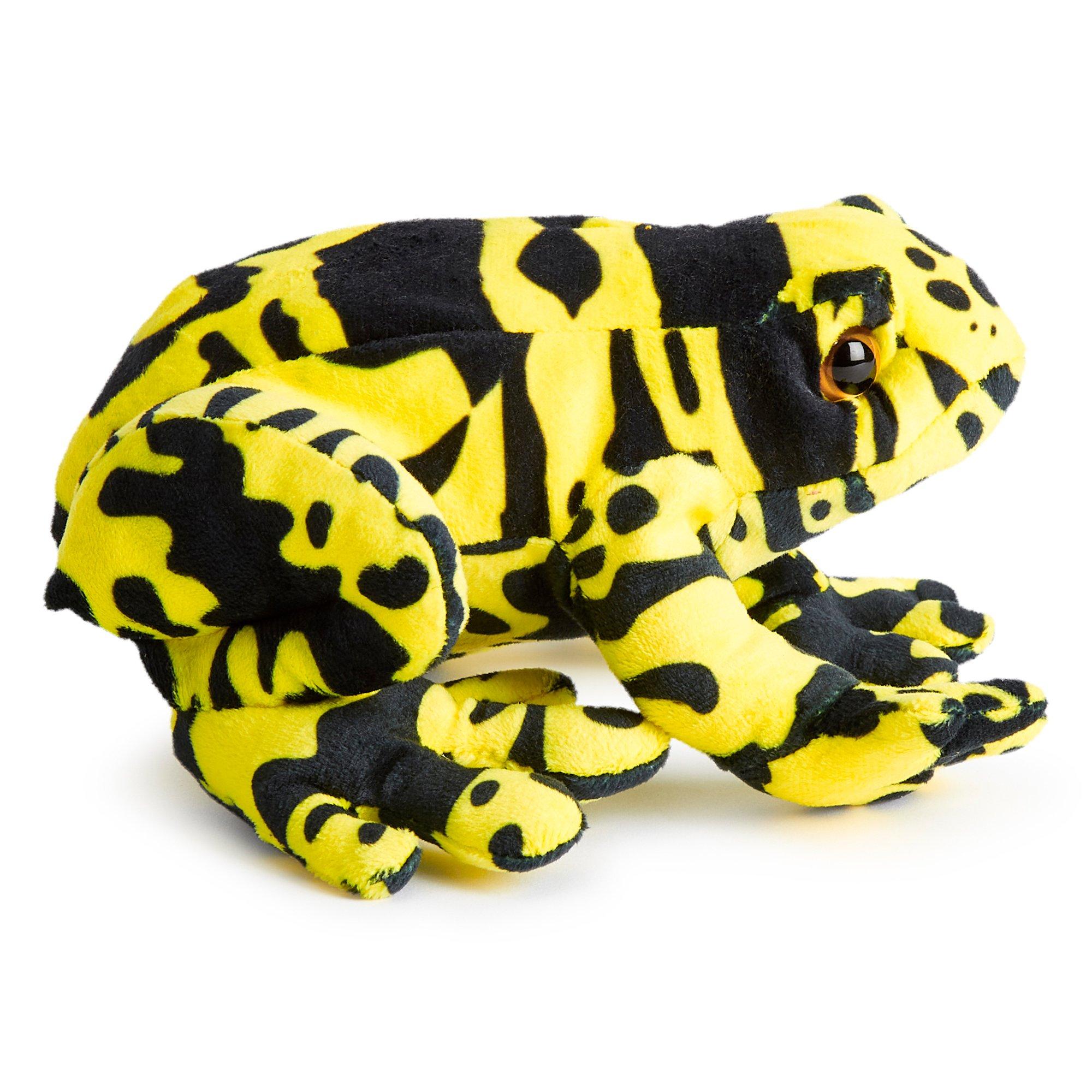 Multi - Zappi Co - Zappi Co Yellow Banded Poison Dart Frog Soft Toy 20 cm ECO - 2