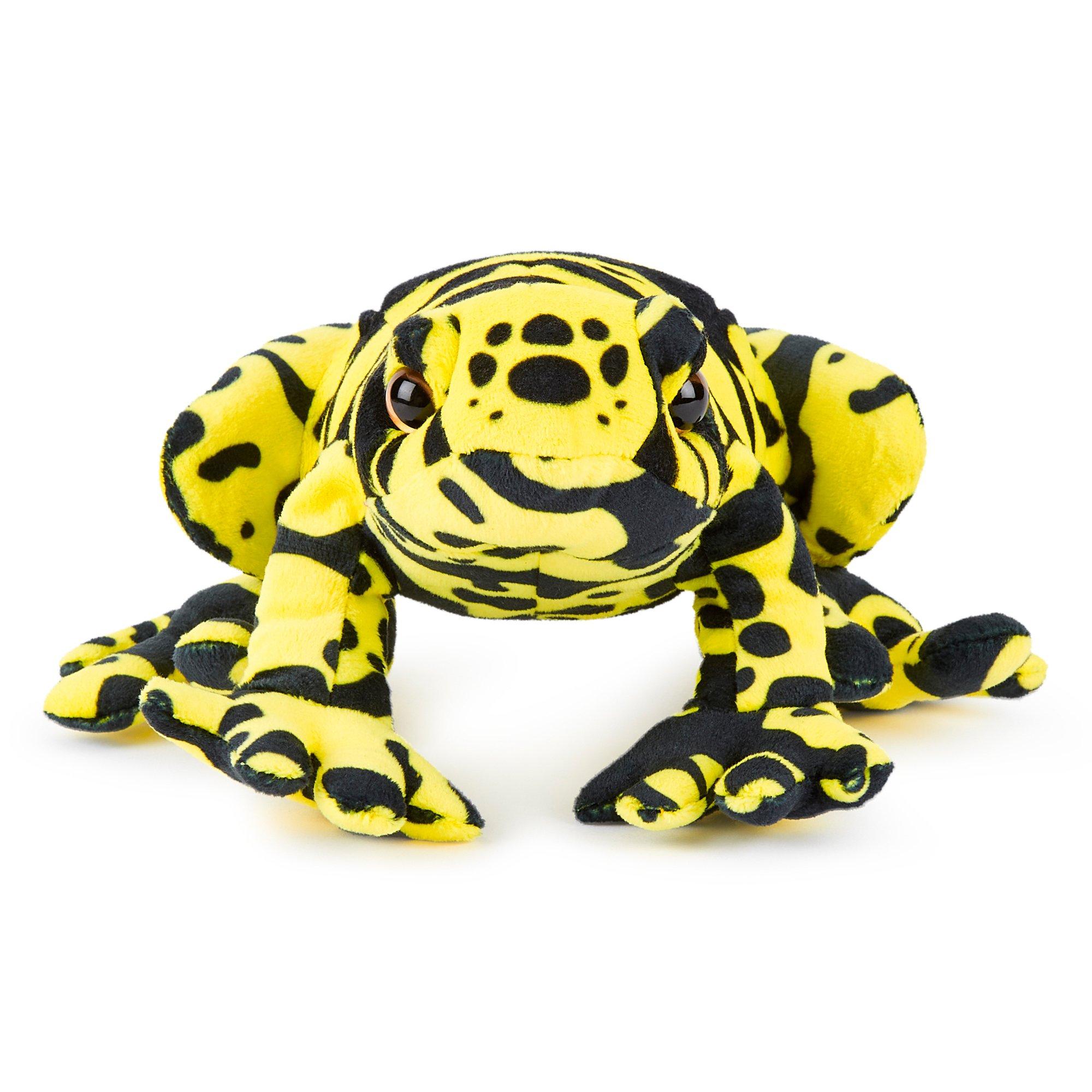 Multi - Zappi Co - Zappi Co Yellow Banded Poison Dart Frog Soft Toy 20 cm ECO - 3