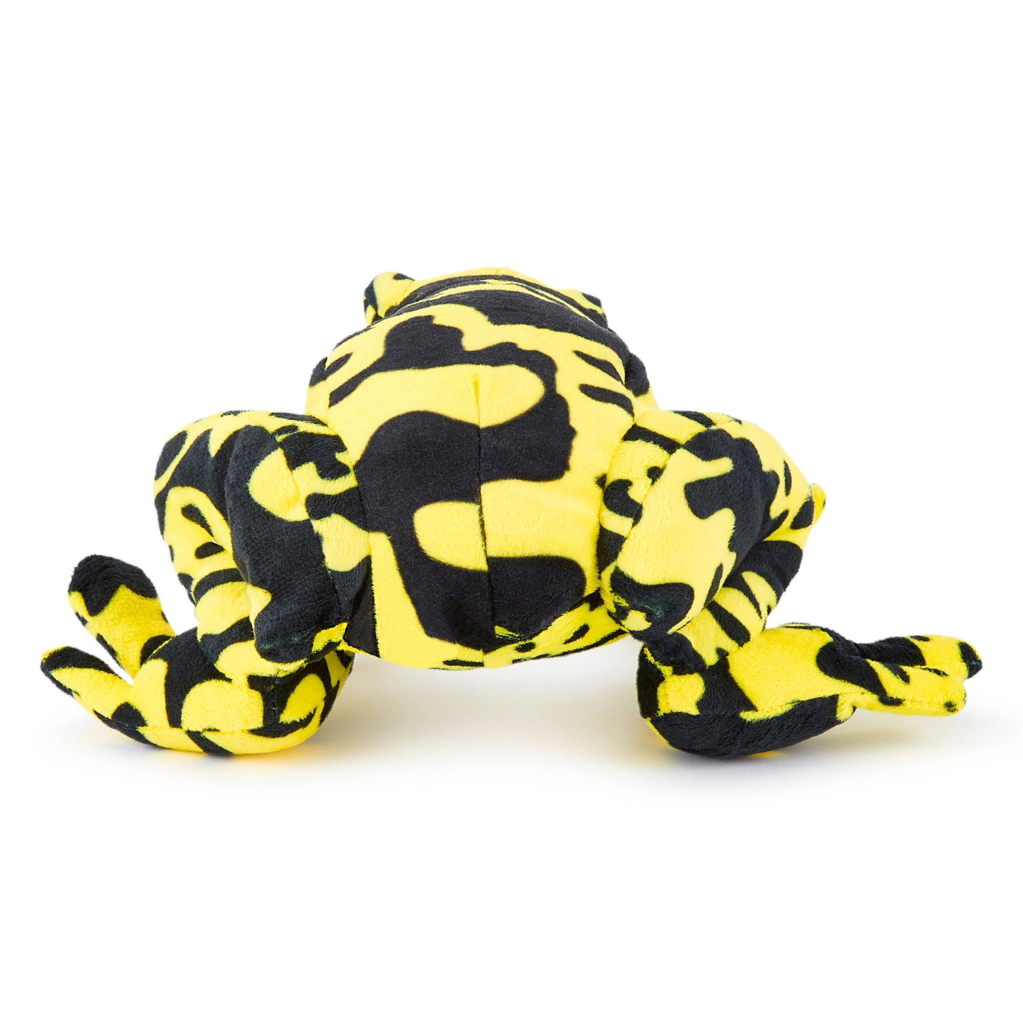 Multi - Zappi Co - Zappi Co Yellow Banded Poison Dart Frog Soft Toy 20 cm ECO - 4