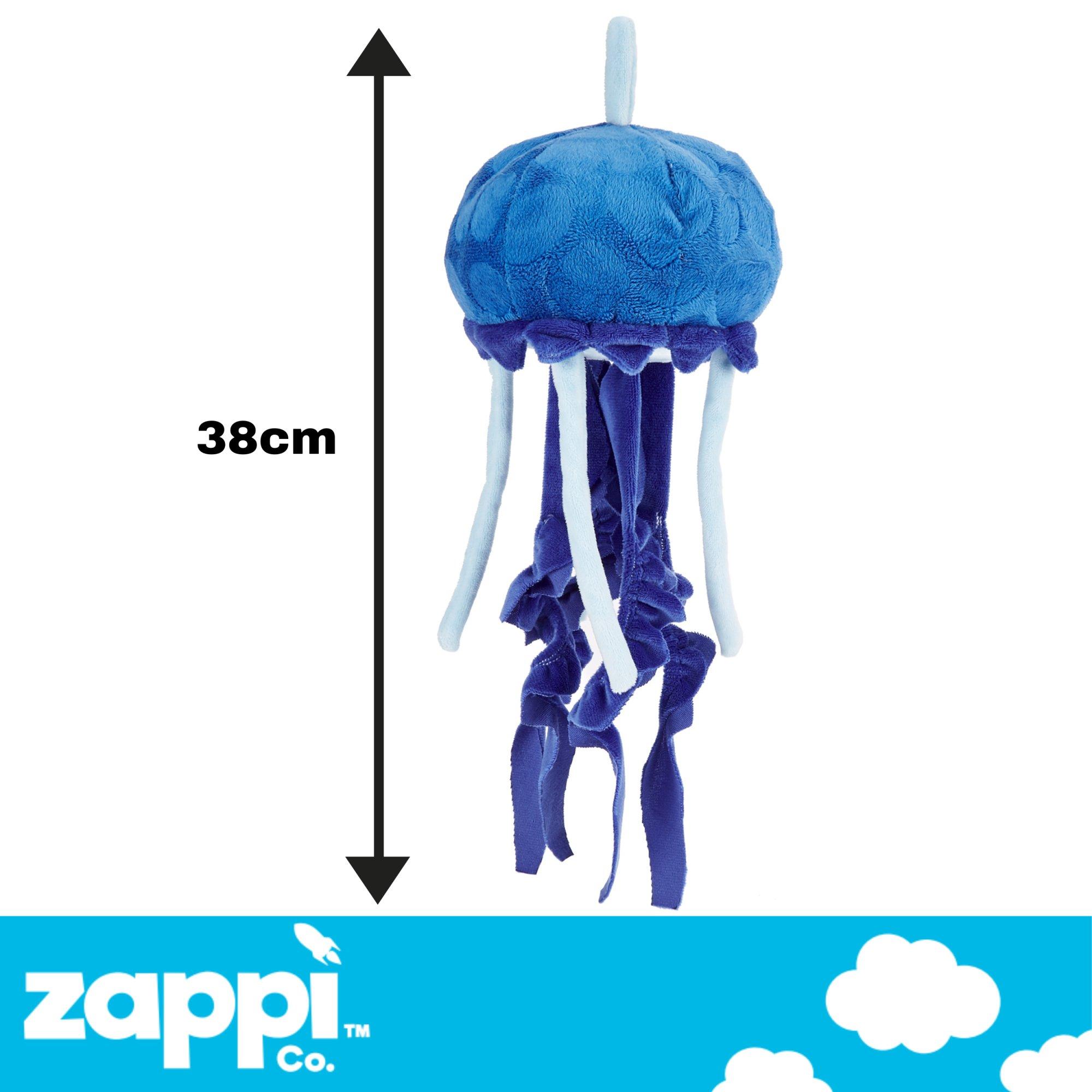 Multi - Zappi Co - Zappi Co Jellyfish Blue Soft Toy 33 cm - 2