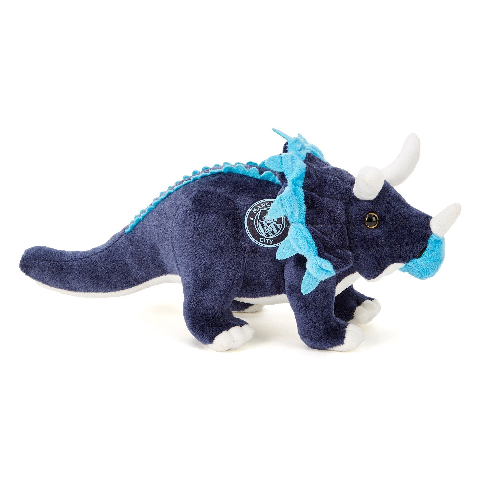 Multi - Team - Manchester City Officially Licensed Triceratops Soft Toy 30cm - 3