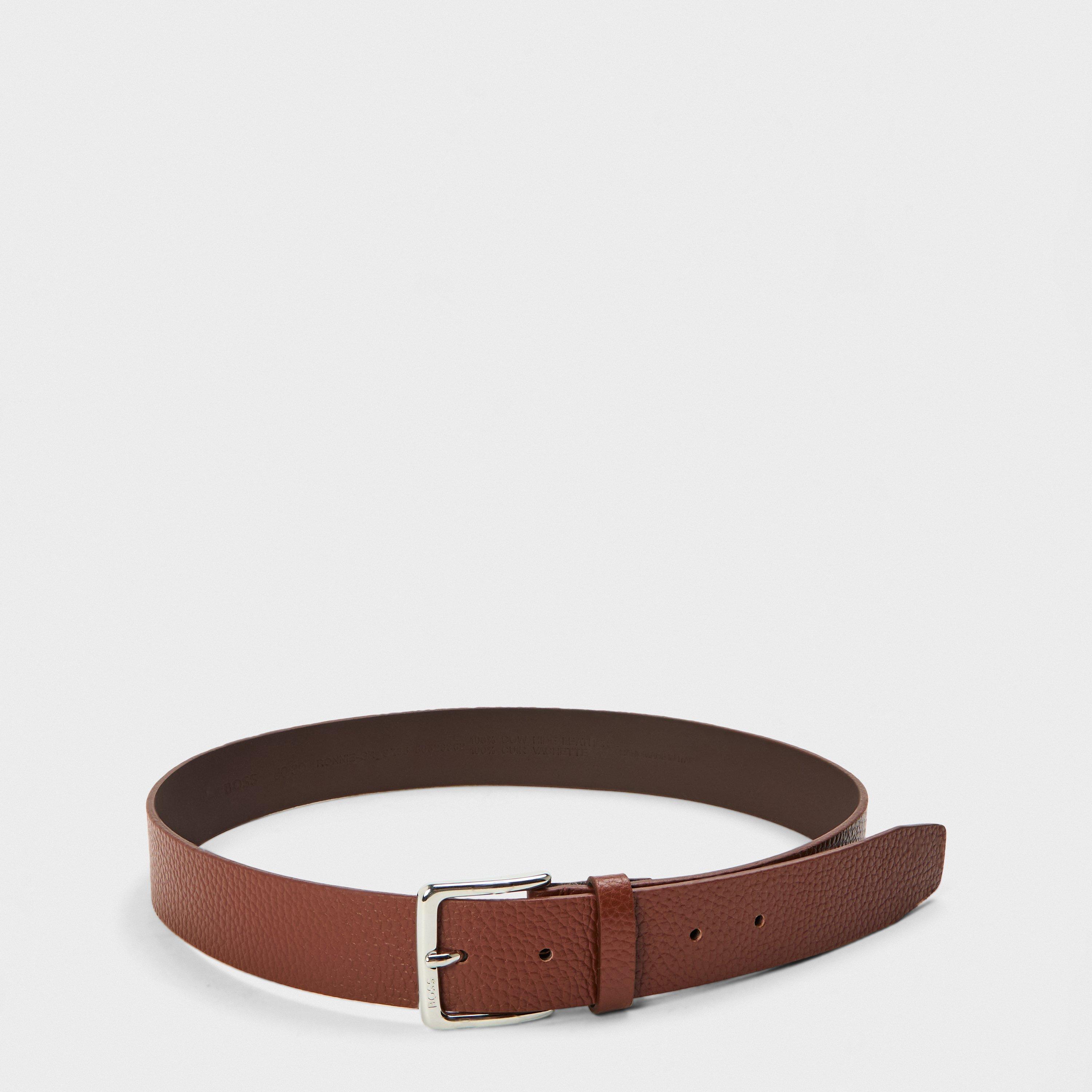 Boss Men's Ronnie Gr Leather Belt - Medium Brown - 38R (100cm)