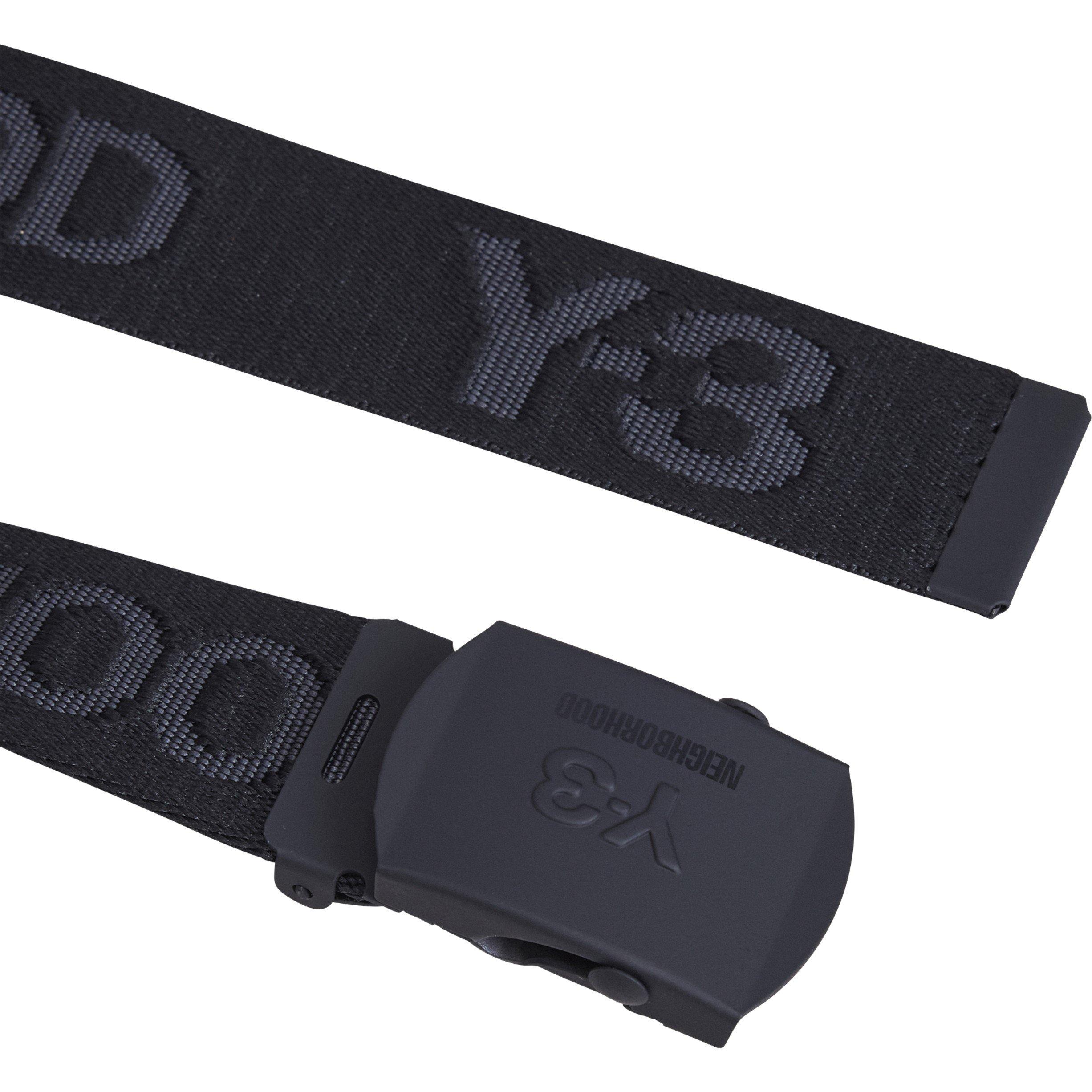 Black - Y3 - Men's NBHD Fabric Belt - 2