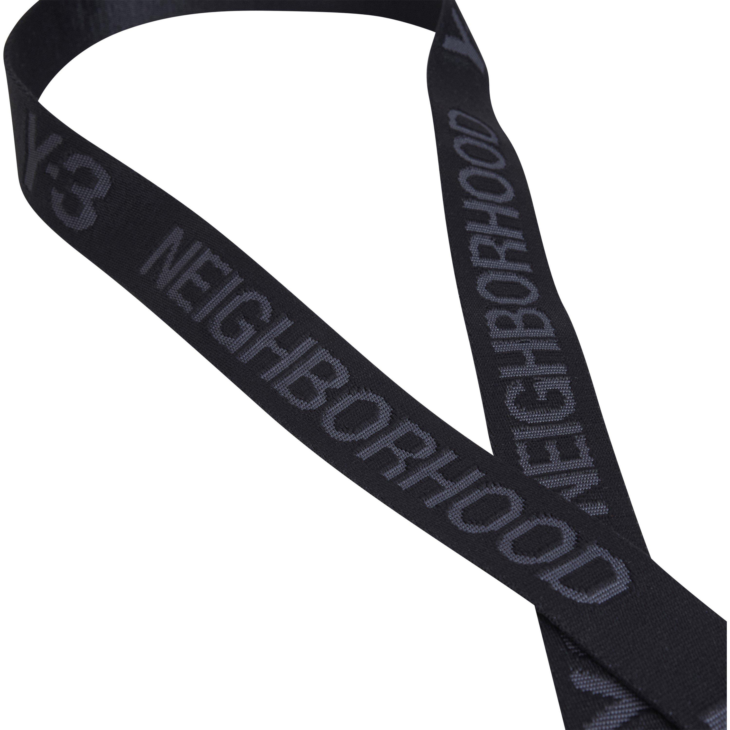 Black - Y3 - Men's NBHD Fabric Belt - 4