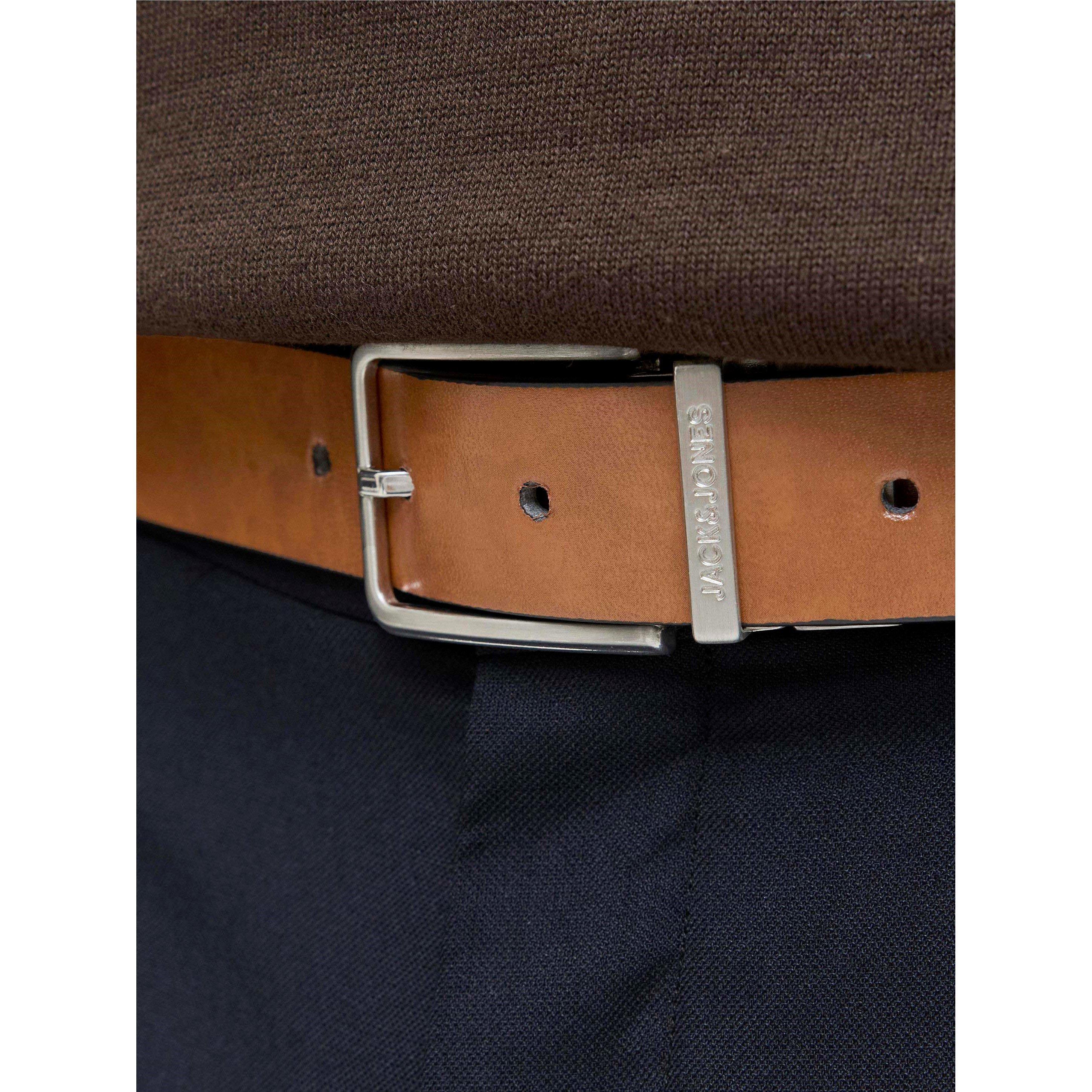 Cognac - Jack and Jones - Garda Reversible Belt Mens - 3