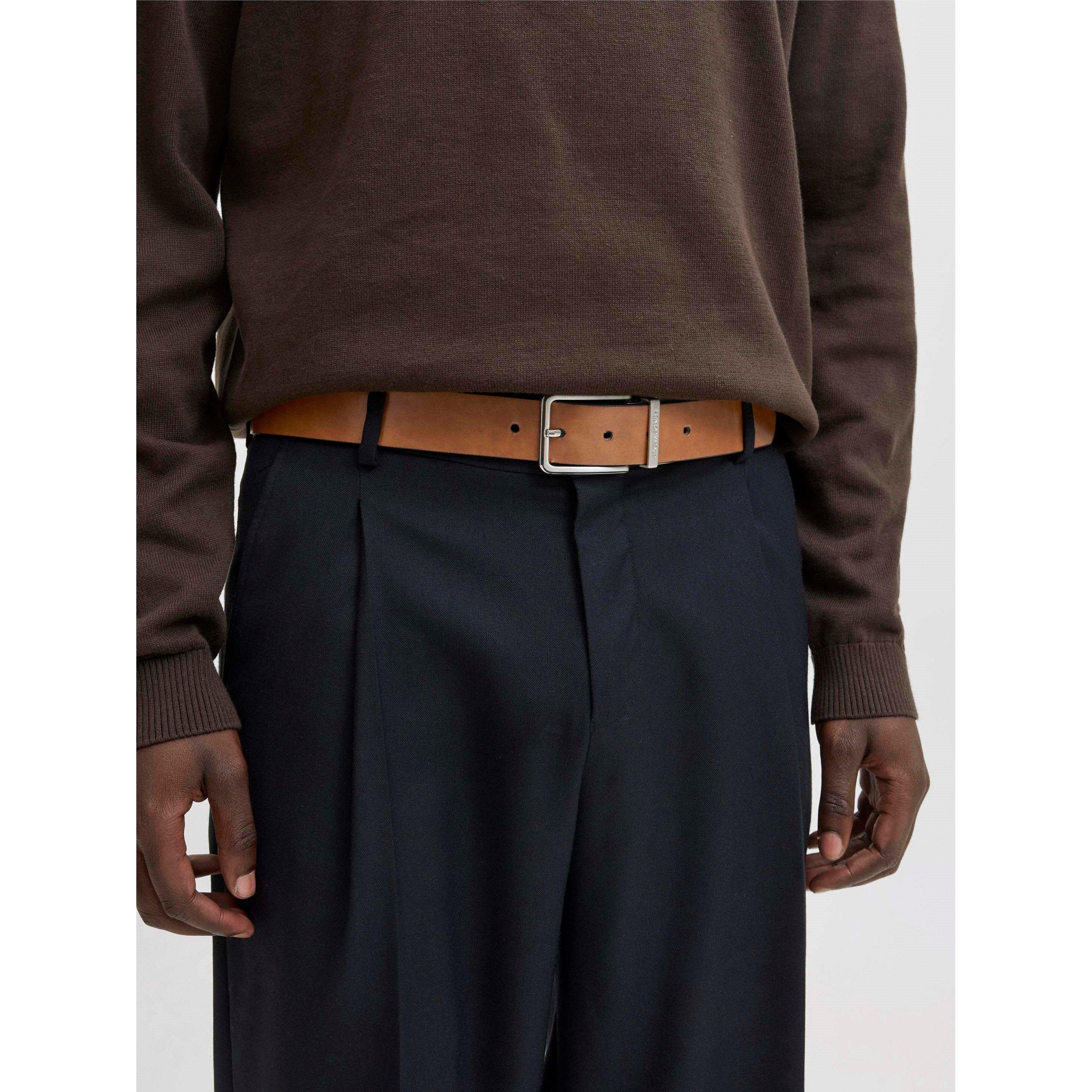 Cognac - Jack and Jones - Garda Reversible Belt Mens - 4