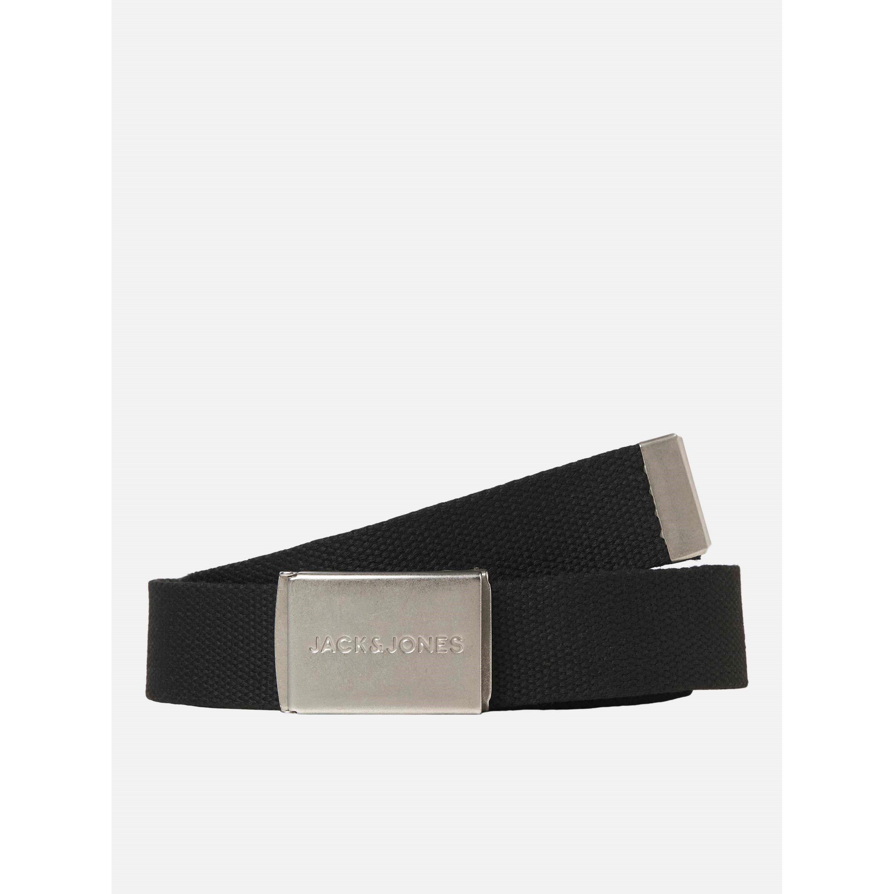 Black - Jack and Jones - London Woven Belt Mens - 1