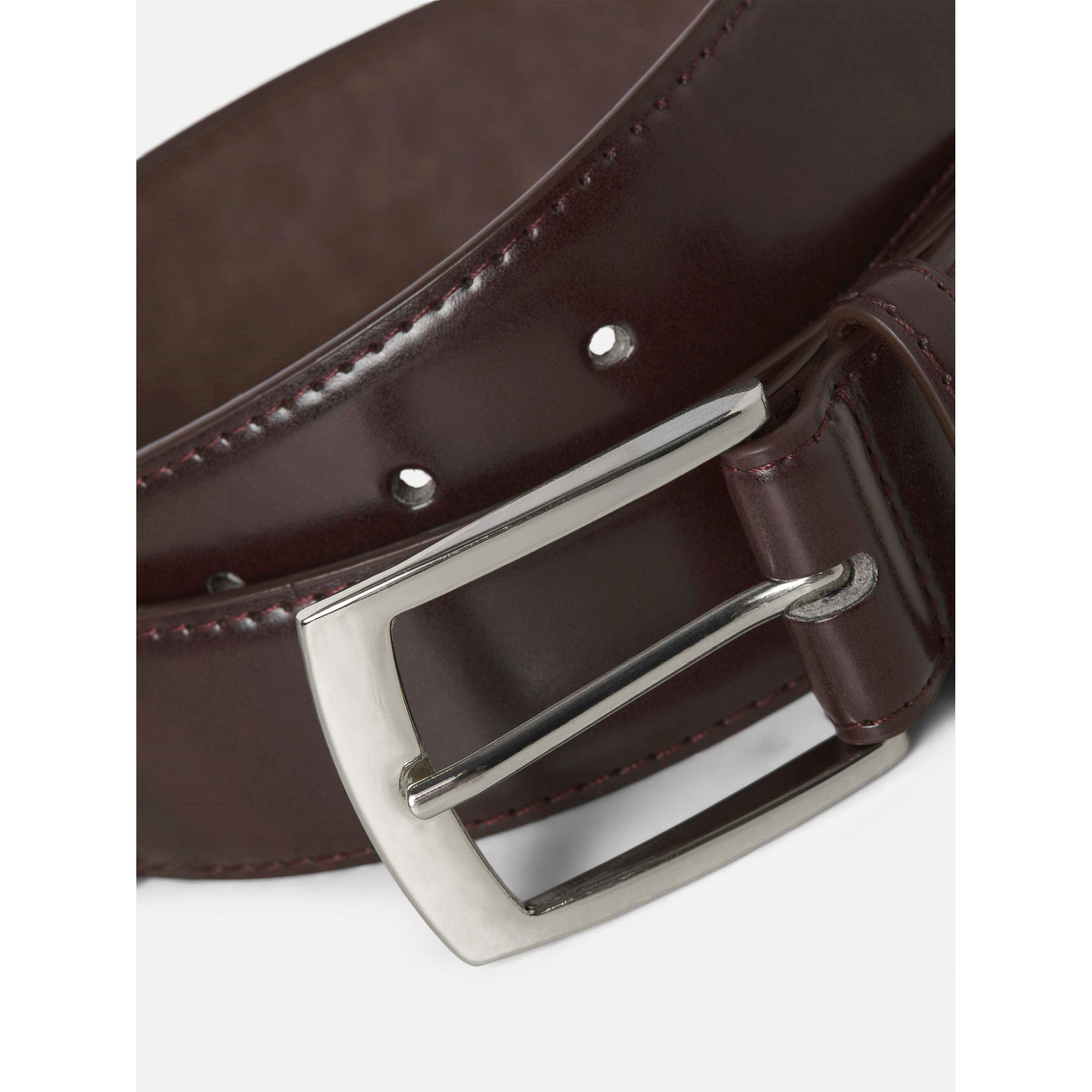 Brauner Stein - Jack and Jones - Men's Markus Faux Leather Belt - 3