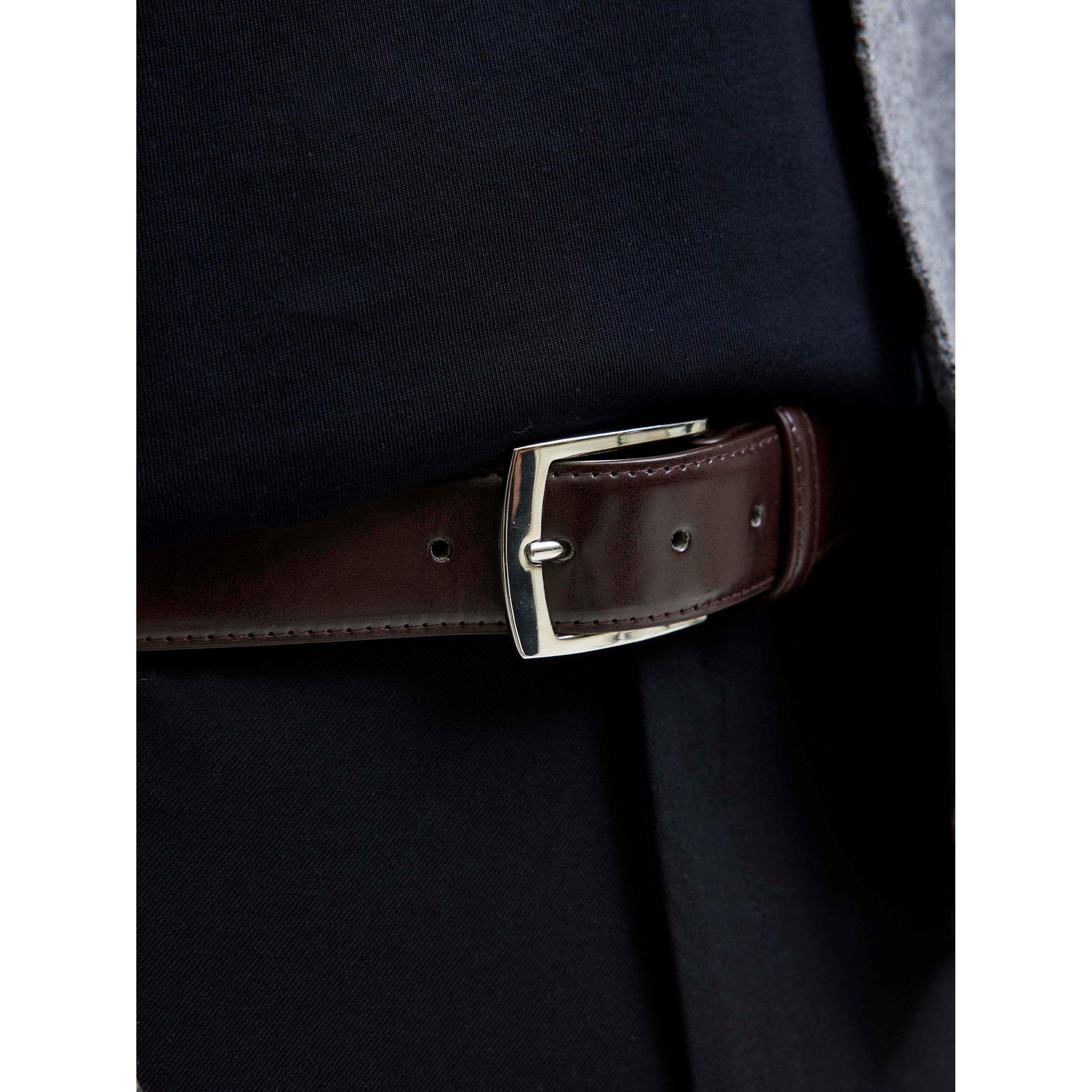Brauner Stein - Jack and Jones - Men's Markus Faux Leather Belt - 4