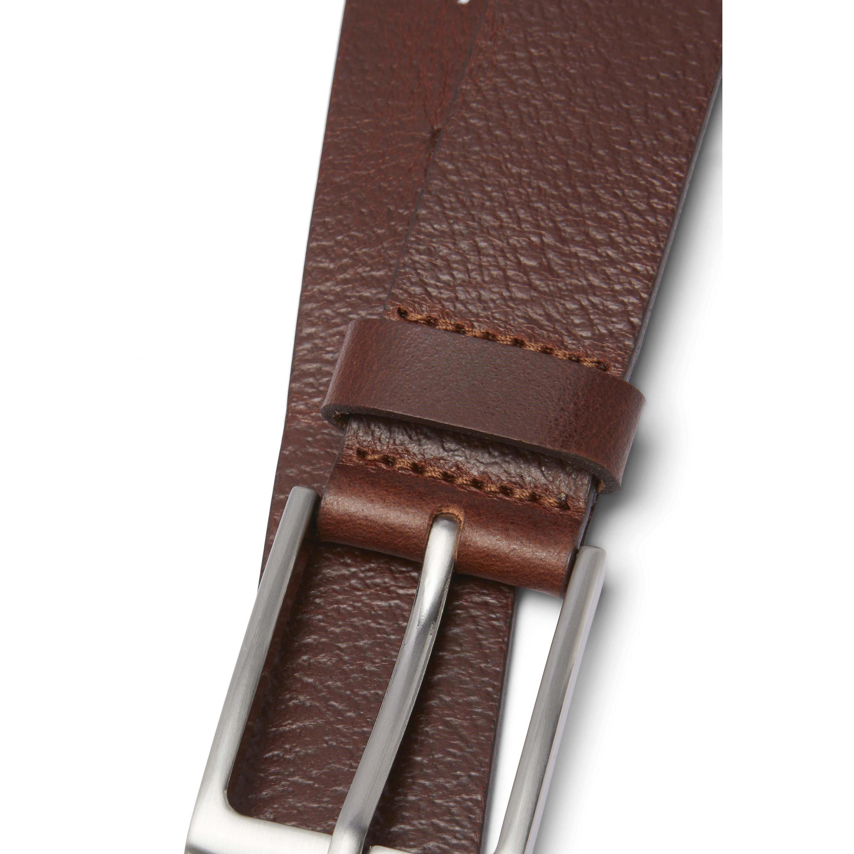 Brown Stone - Jack and Jones - Leather Belt Mens - 3