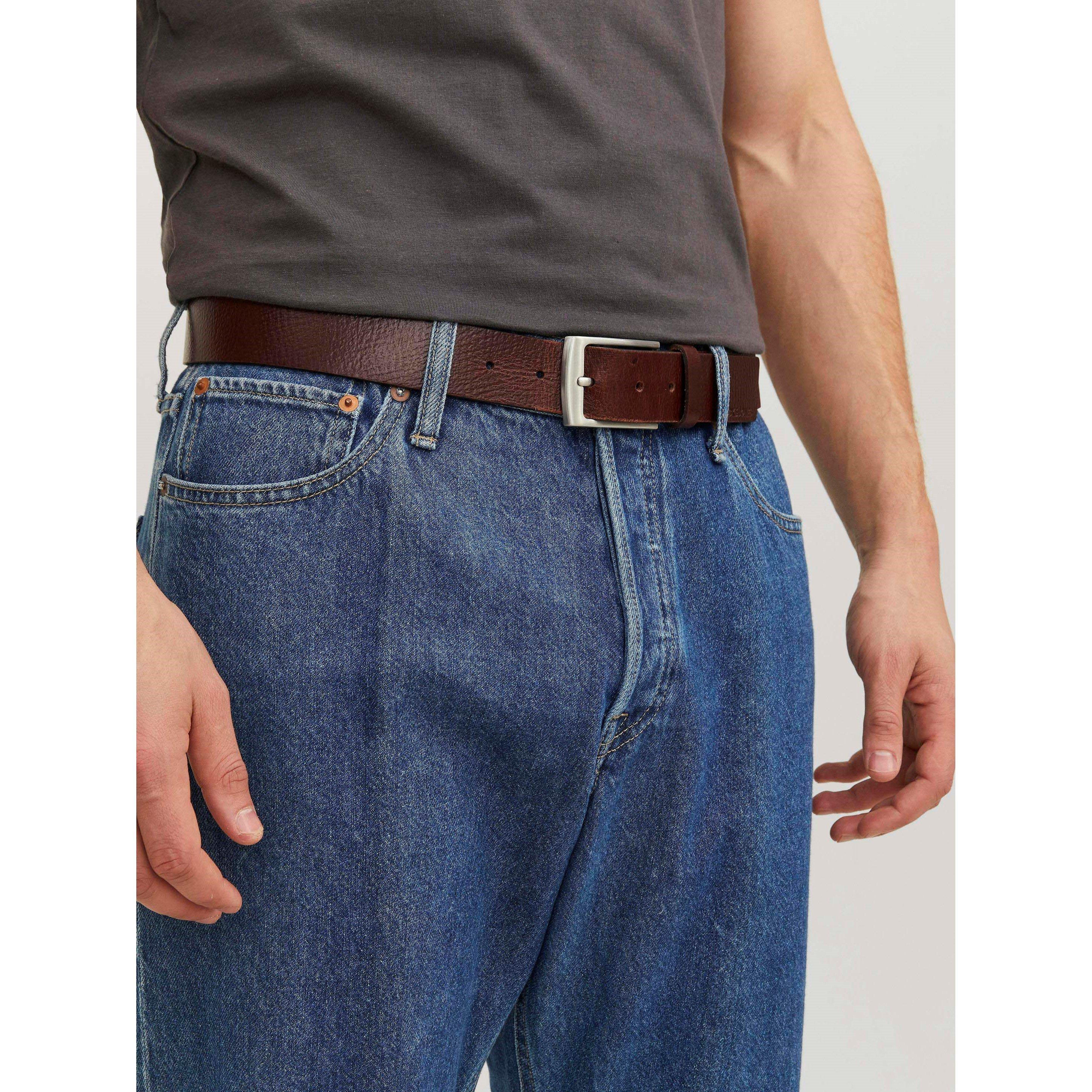 Jack Jones Marrakech Leather Belt - Belts | Nencini Sport