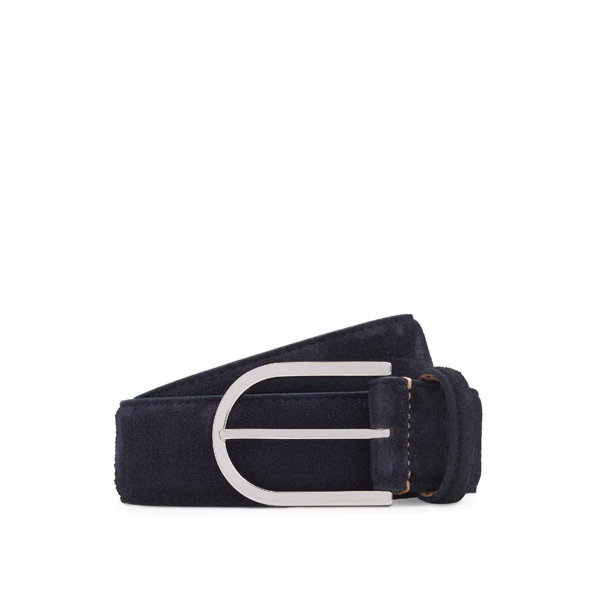 Blue - Boss - Men's Lorys St Leather Belt - 1